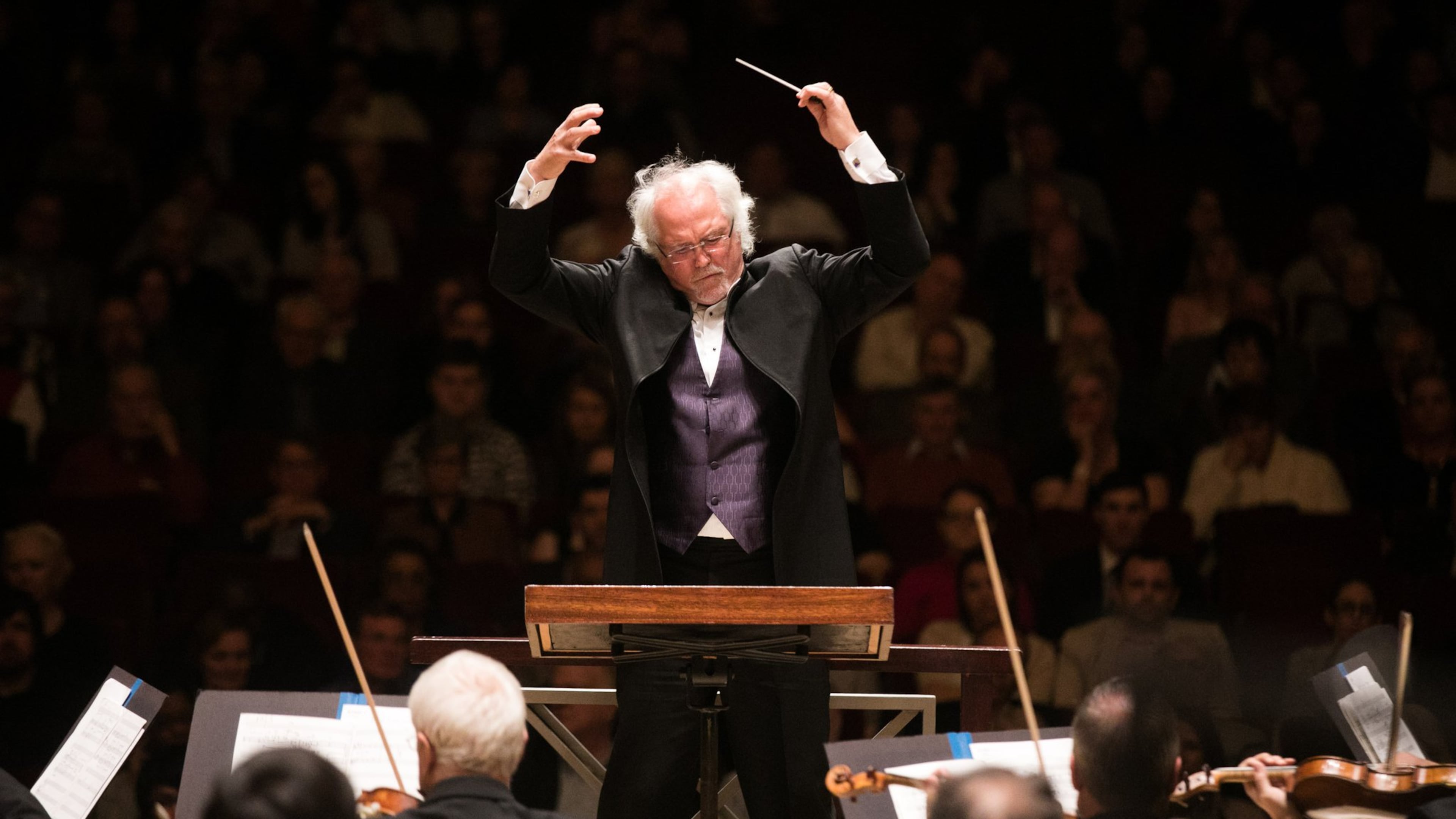 Principal guest conductor Donald Runnicles (shown earlier this season) was back to lead the Atlanta Symphony Orchestra and the ASO Chorus in a program of Bruckner on Thursday, Jan. 19. CONTRIBUTED BY JEFF ROFFMAN