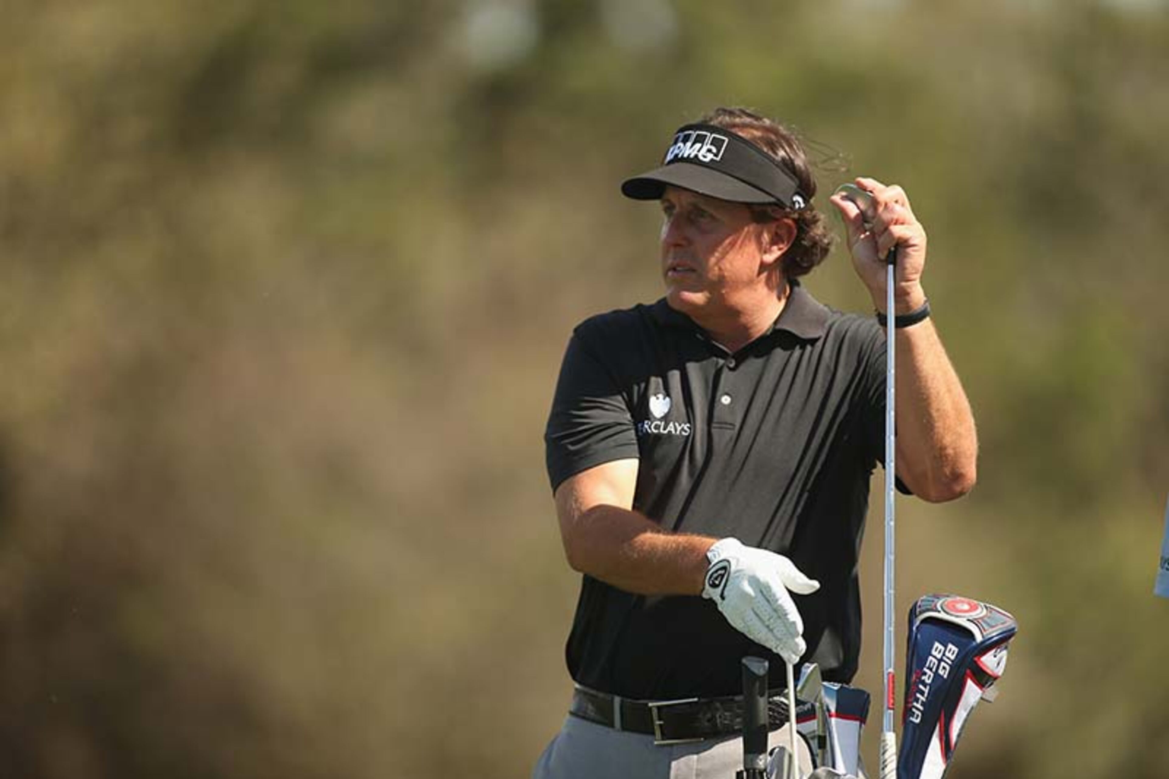 MASTERS CHAMPIONS: Phil Mickelson of the United States, 2004; 2006; 2010.