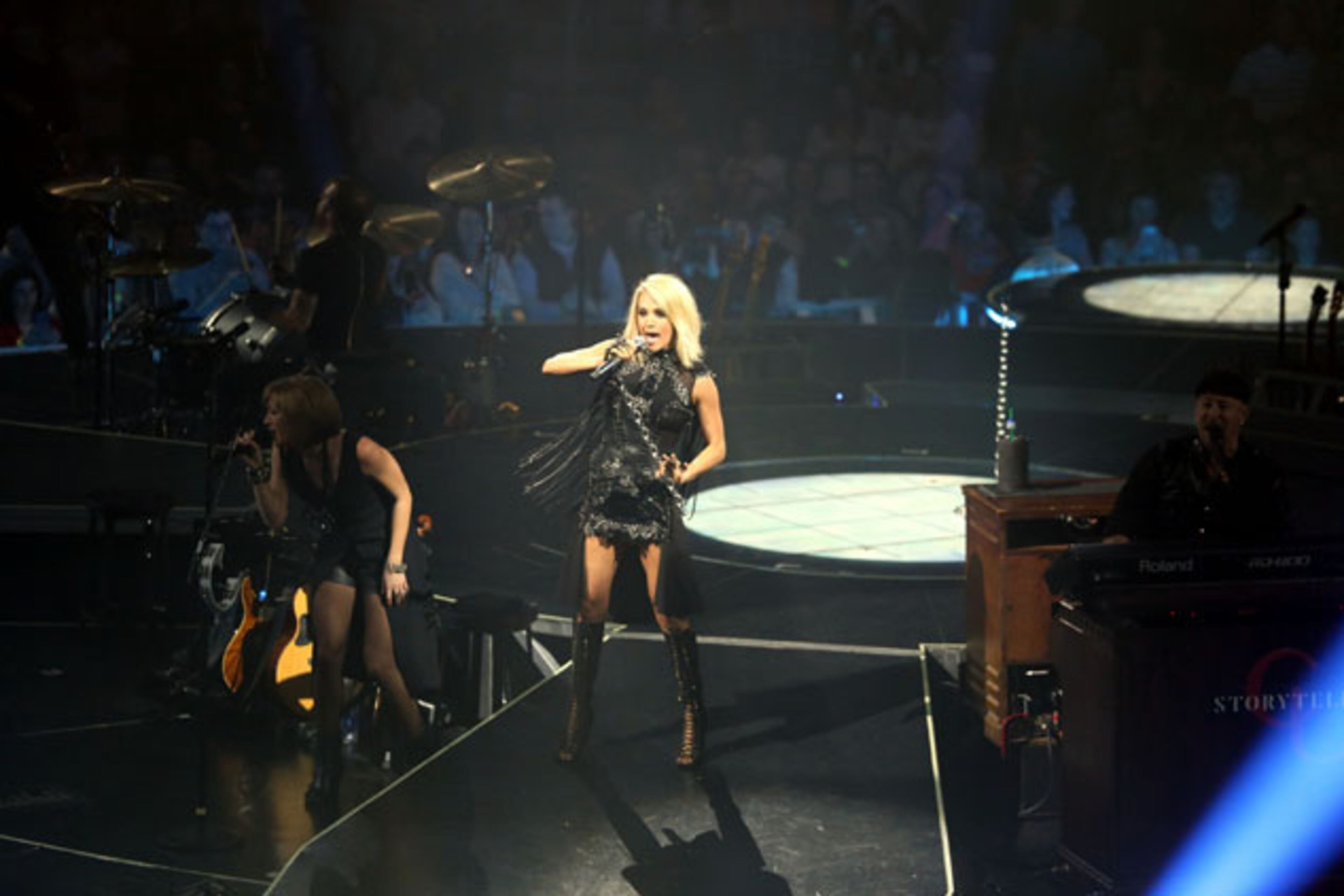 Country music superstar Carrie Underwood sold out the Infinite Energy Center on Monday night, February 1, 2016, on her Storyteller tour. Easton Corbin opened the show. Robb Cohen Photography & Video/ www.RobbsPhotos.com