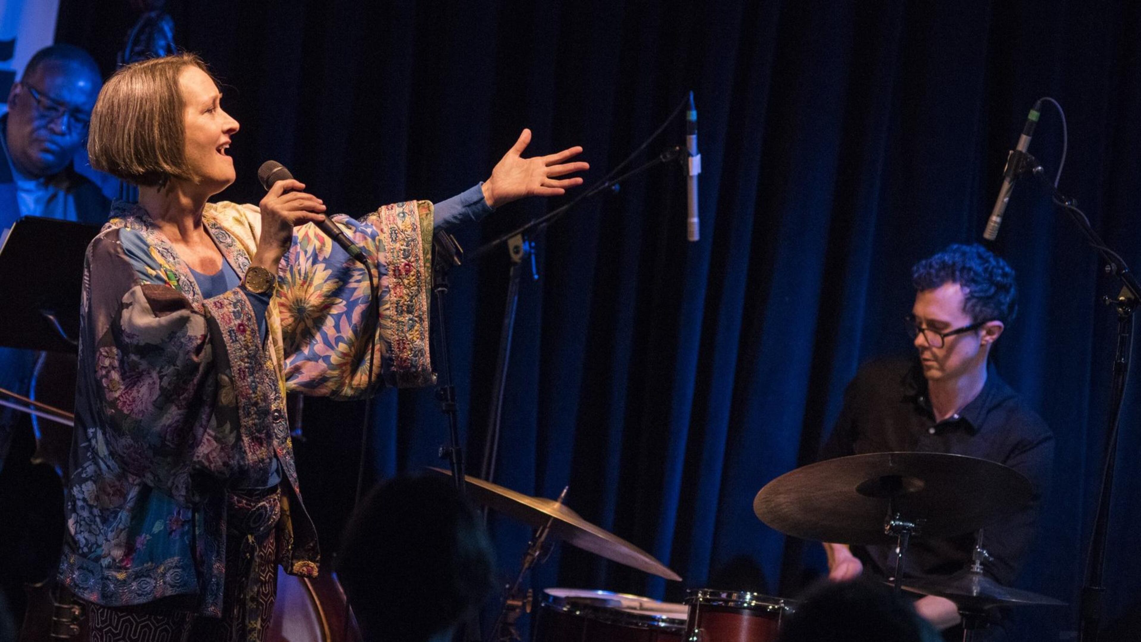 Jazz singer Virginia Schenck will perform with vocalist Bobby McFerrin on Nov. 30 at Atlanta Symphony Hall. Schenck has organized a 13-voice choir, one of three choral ensembles that McFerrin will utilize in the course of his show. CONTRIBUTED BY VIRGINIA SCHENCK