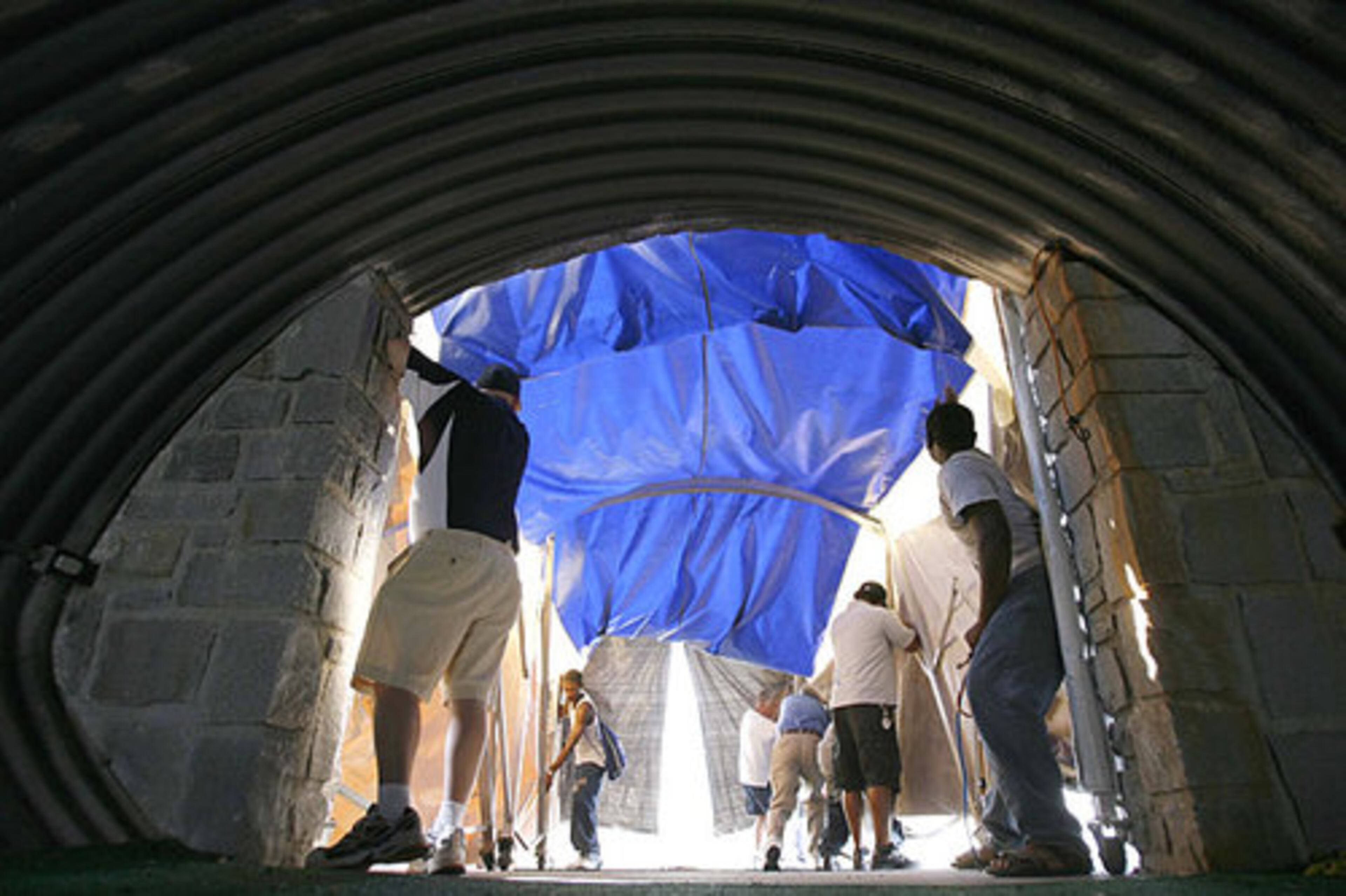 South Gwinnett prepares its entrance.