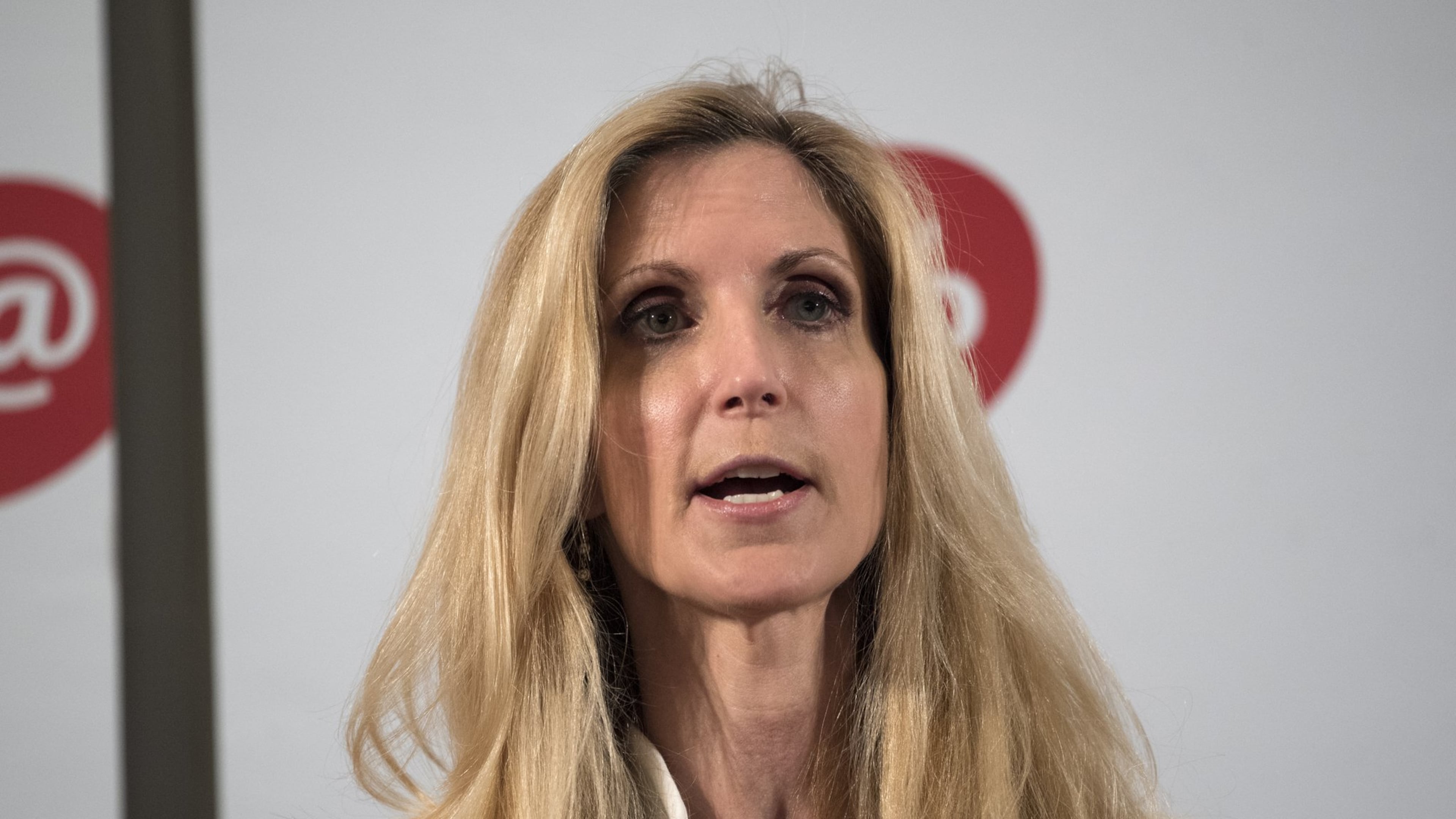 Ann Coulter speaks during Politicon in Pasadena, Calif., on July 29, 2017. (Ronen Tivony/NurPhoto/Sipa USA/TNS)