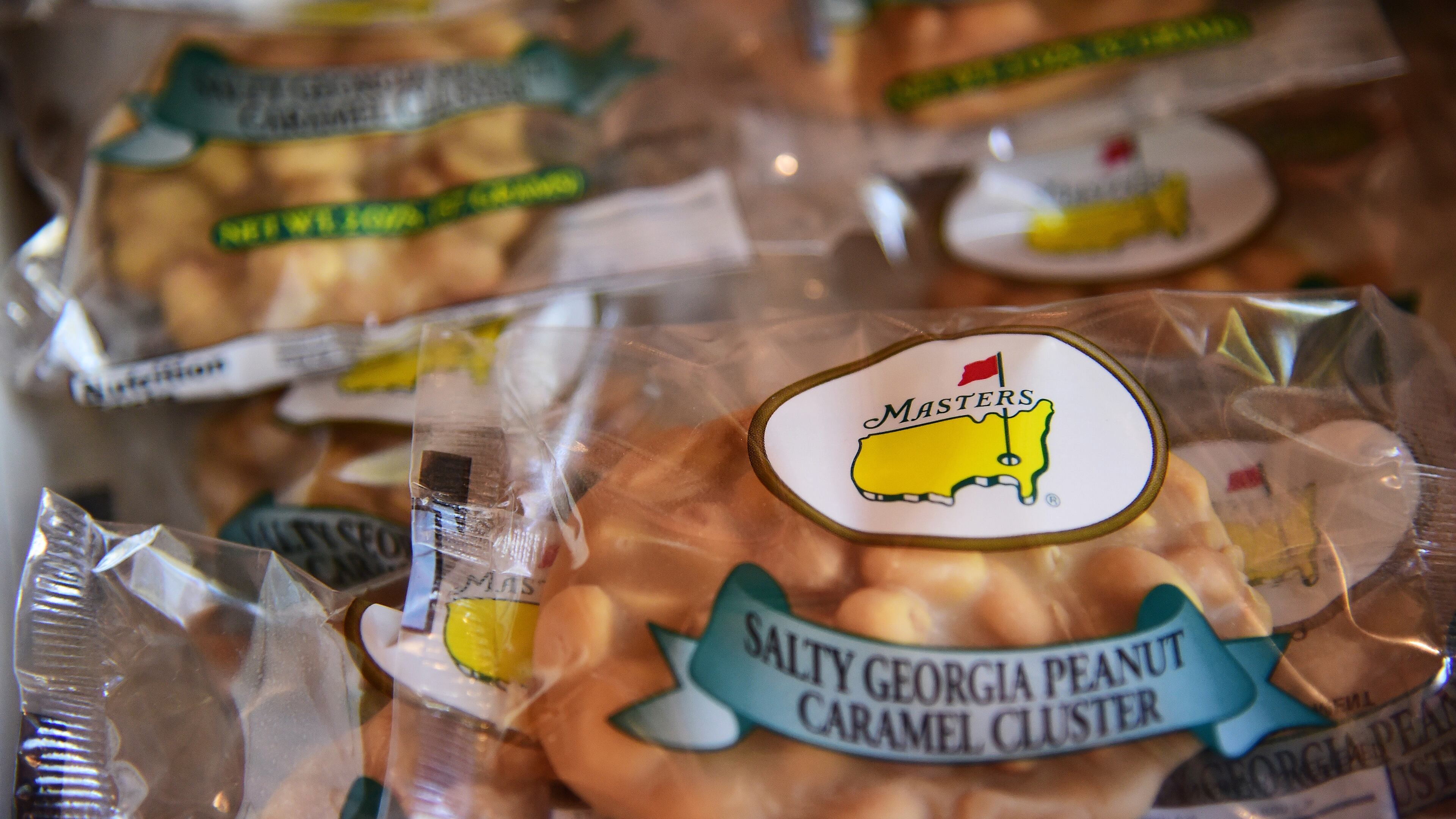 AUGUSTA, GEORGIA - APRIL 05: Food is dispayed for sale during a practice round prior to the start of the 2016 Masters Tournament at Augusta National Golf Club on April 5, 2016 in Augusta, Georgia. (Photo by Harry How/Getty Images)