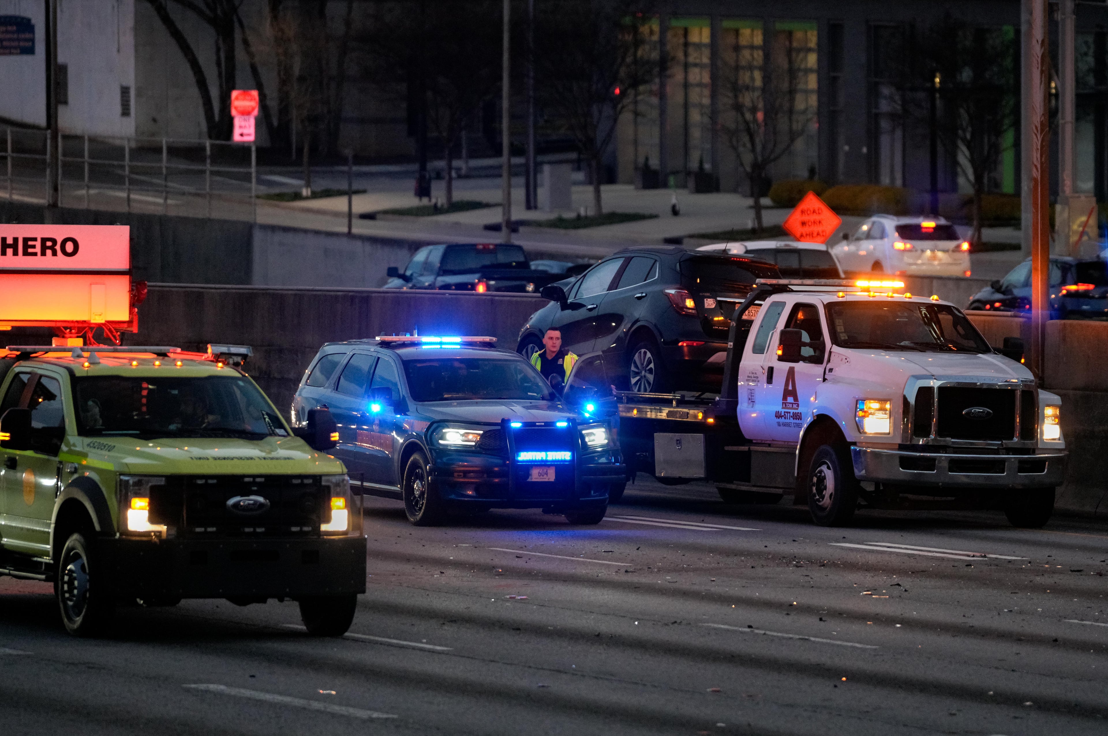 Downtown Connector shut down crash