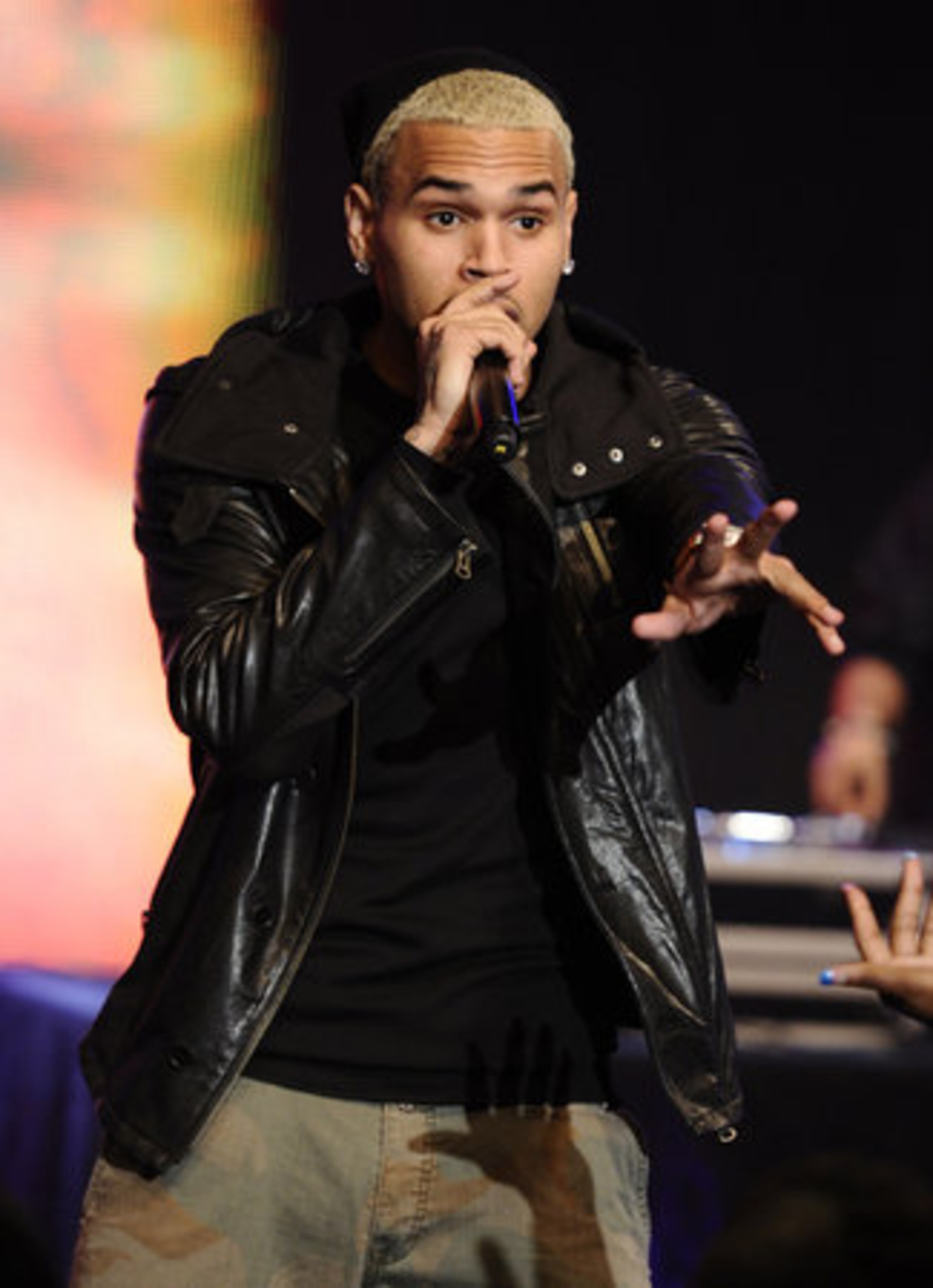 For the song "Deuces," Chris Brown was joined by singer Tyga.