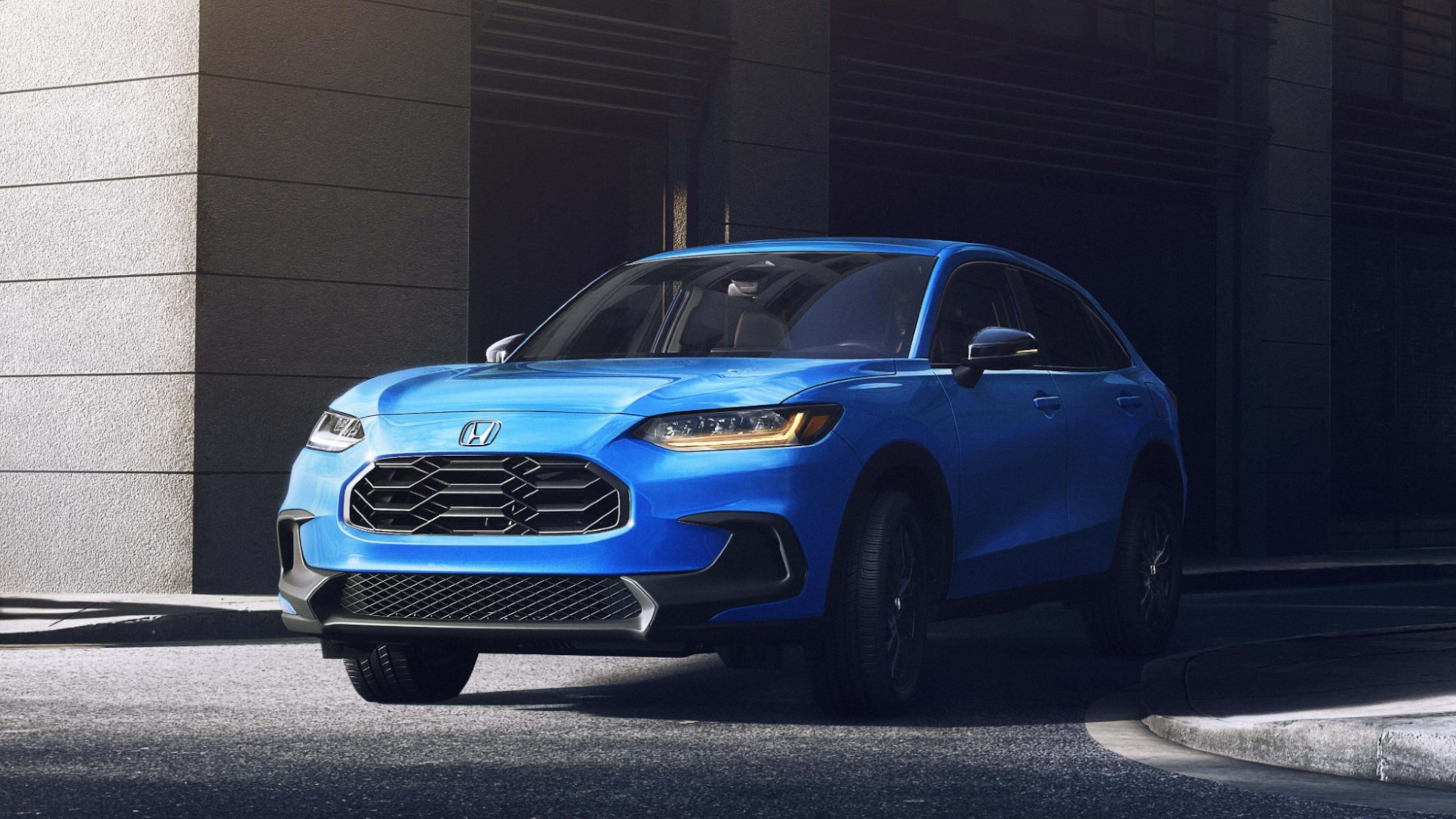This photo provided by Honda shows the 2027 HR-V. The HR-V is a practical SUV that nails the basics. It offers a fantastic value with an upscale-feeling interior, generous passenger room, and larger-than-average cargo space. (Courtesy of American Honda Motor Co. via AP)