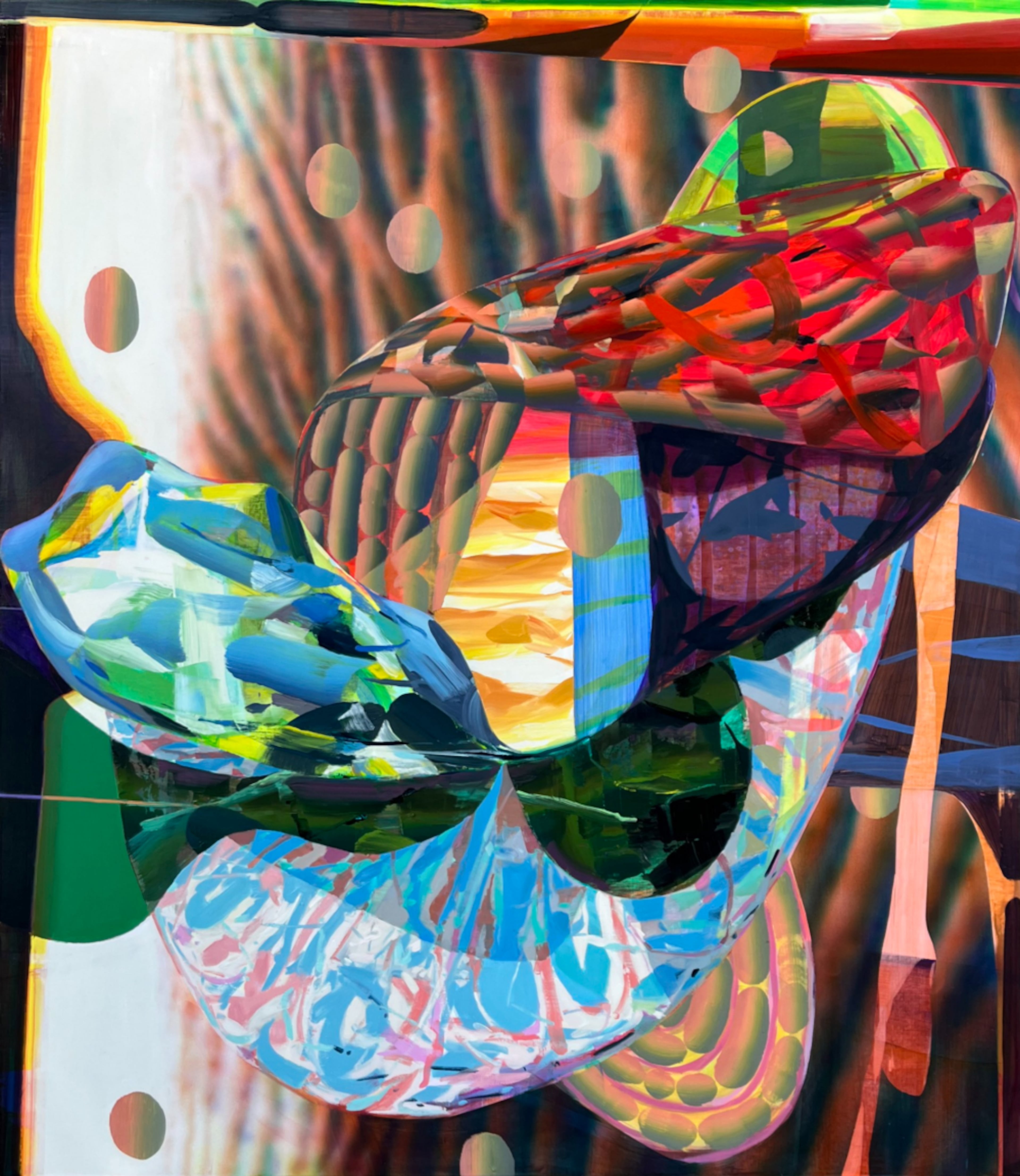 Artist Benjamin Britton discusses his solo exhibition “This Baffling Arrangement" on Saturday at Marcia Wood Gallery in Atlanta. The exhibition continues through Jan. 24. (Courtesy of Marcia Wood Gallery)