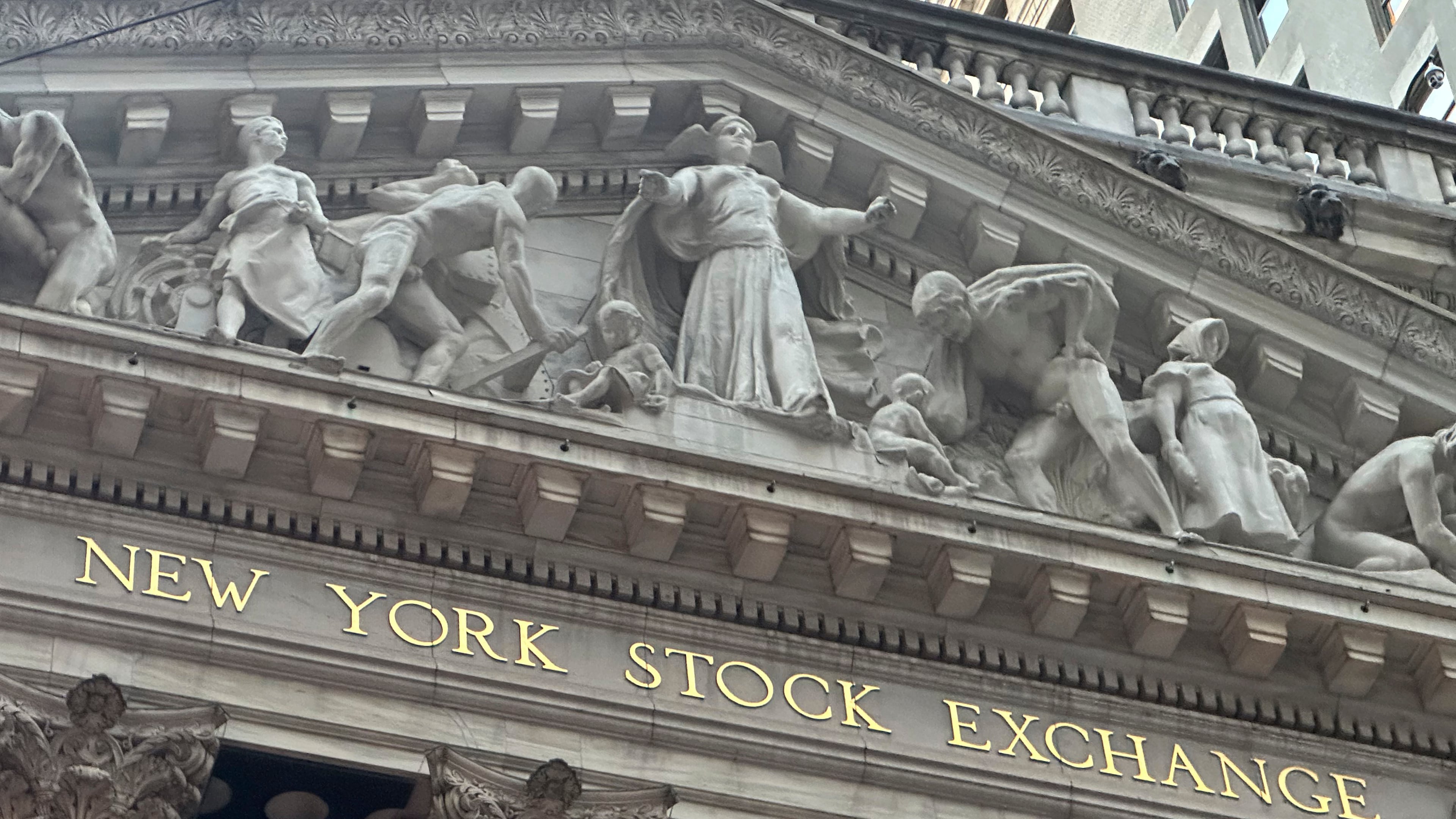 FILE - The New York Stock Exchange is shown in New York's Financial District on Dec. 23, 2024. (AP Photo/Peter Morgan, File)
