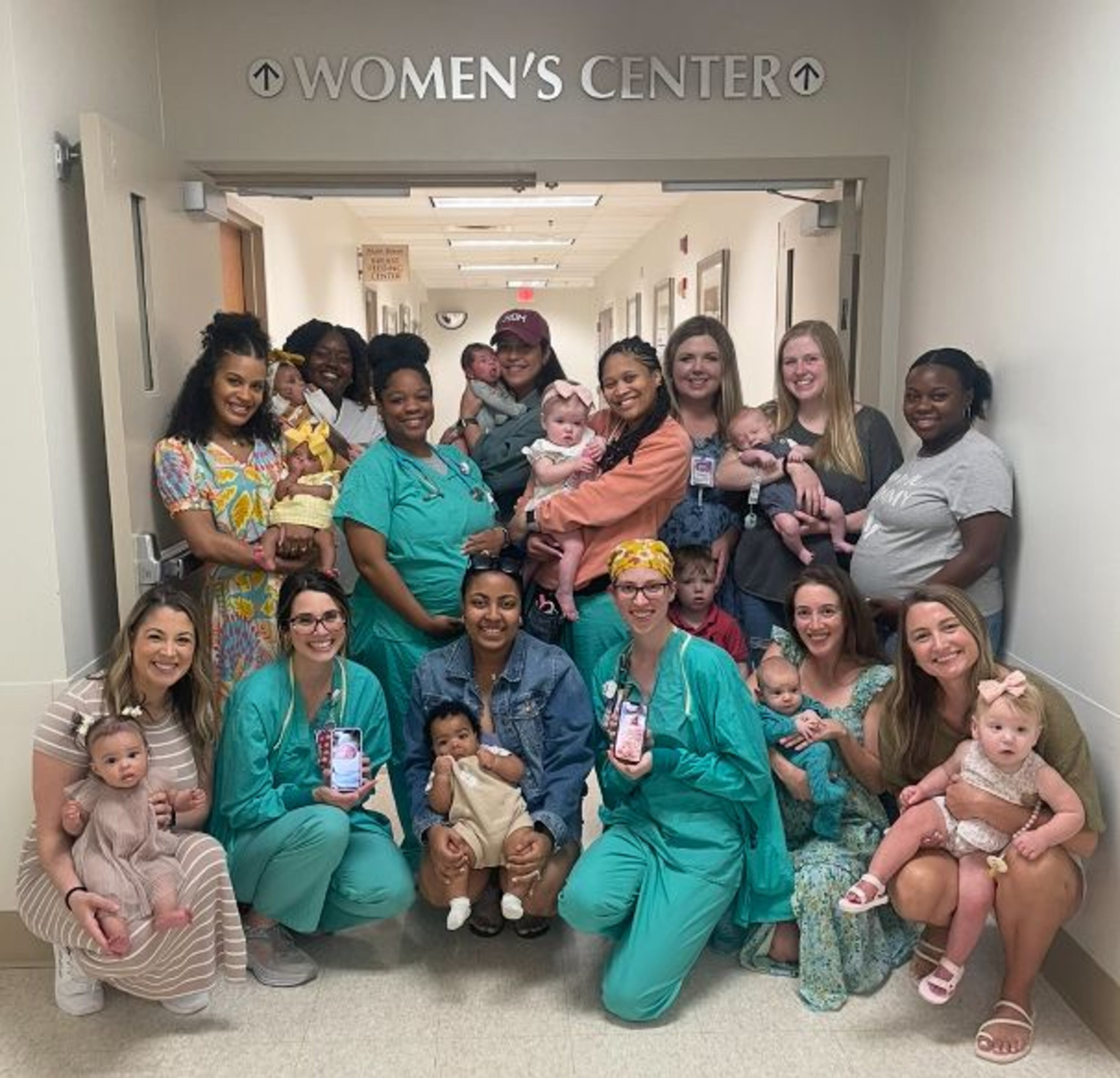 This photo from the Wellstar baby boom has impeccable vibes.