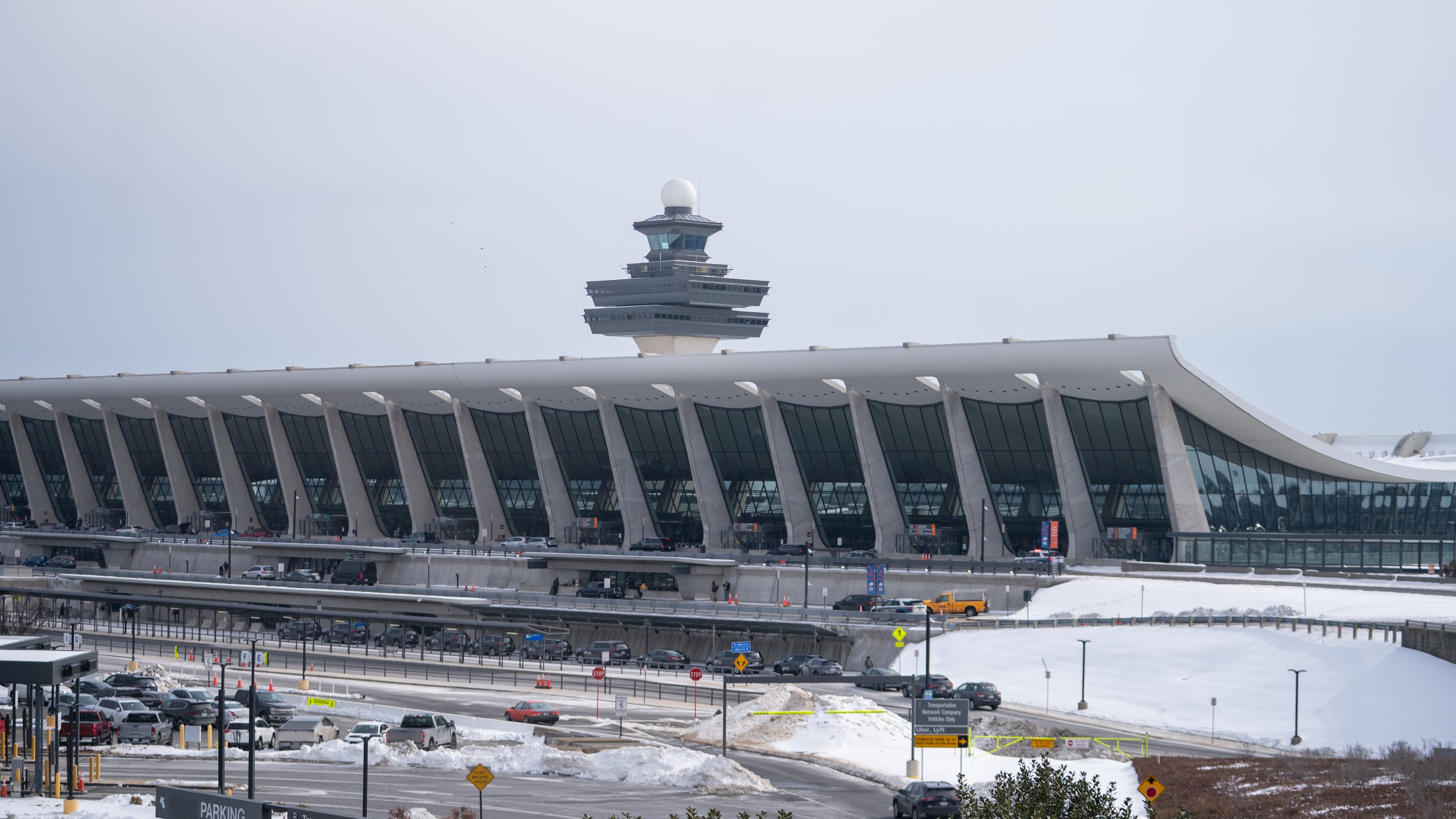 FILE - Dulles International Airport is seen on Friday, Feb. 6, 2026, in Dulles, Va. (AP Photo/Allison Robbert,File)