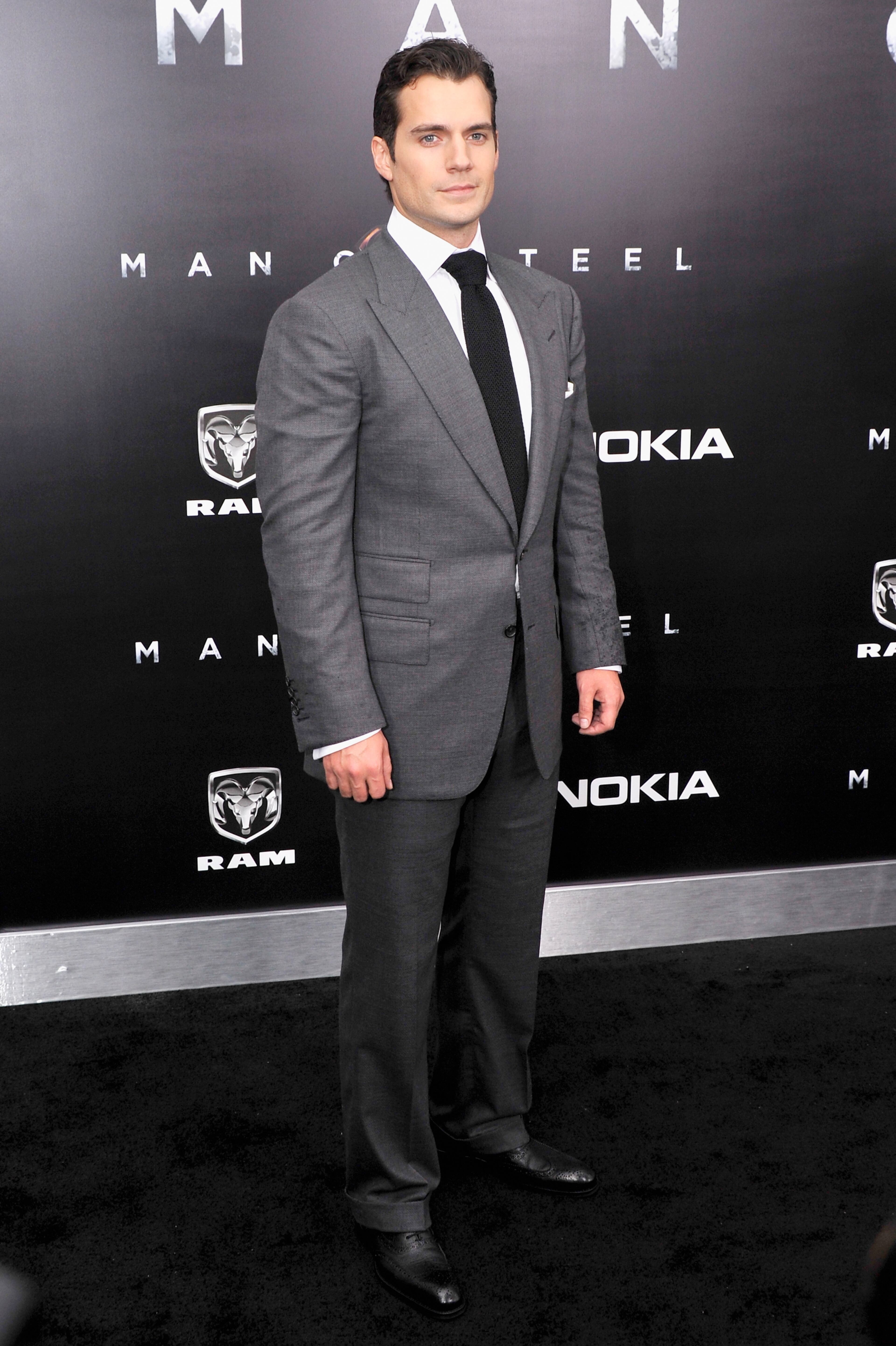 NEW YORK, NY - JUNE 10: Actor Henry Cavill attends the "Man Of Steel" world premiere at Alice Tully Hall at Lincoln Center on June 10, 2013 in New York City. (Photo by Stephen Lovekin/Getty Images)