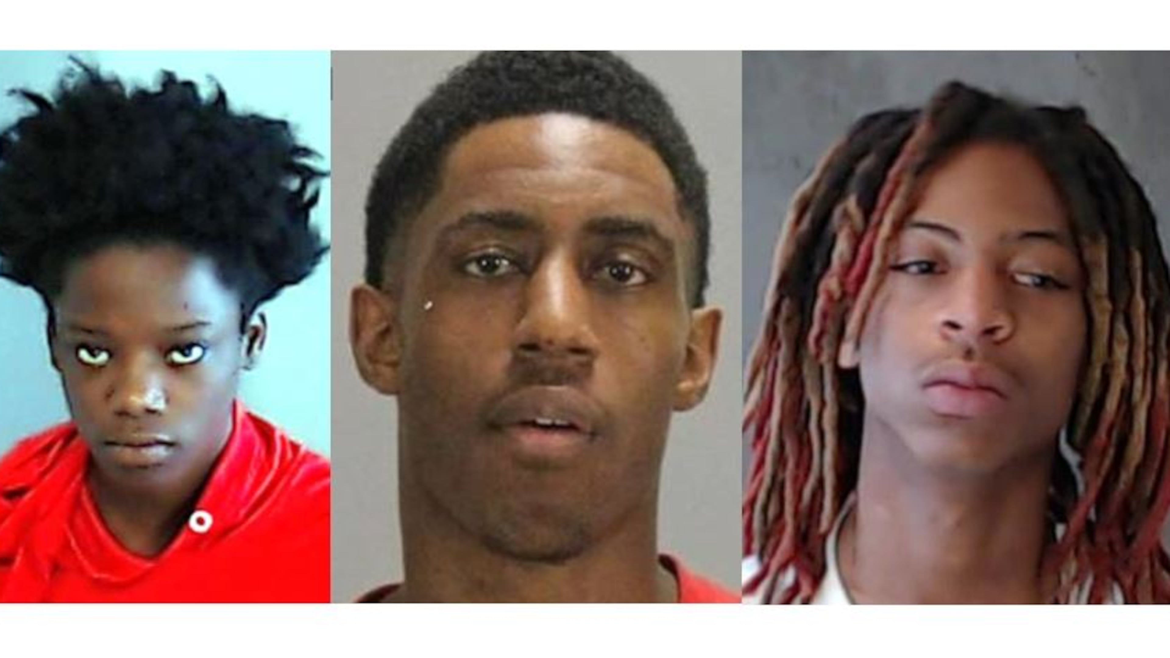 From left: Shaleeya Moore, Joshua Cortez Ellis and Tyreese Johnson.