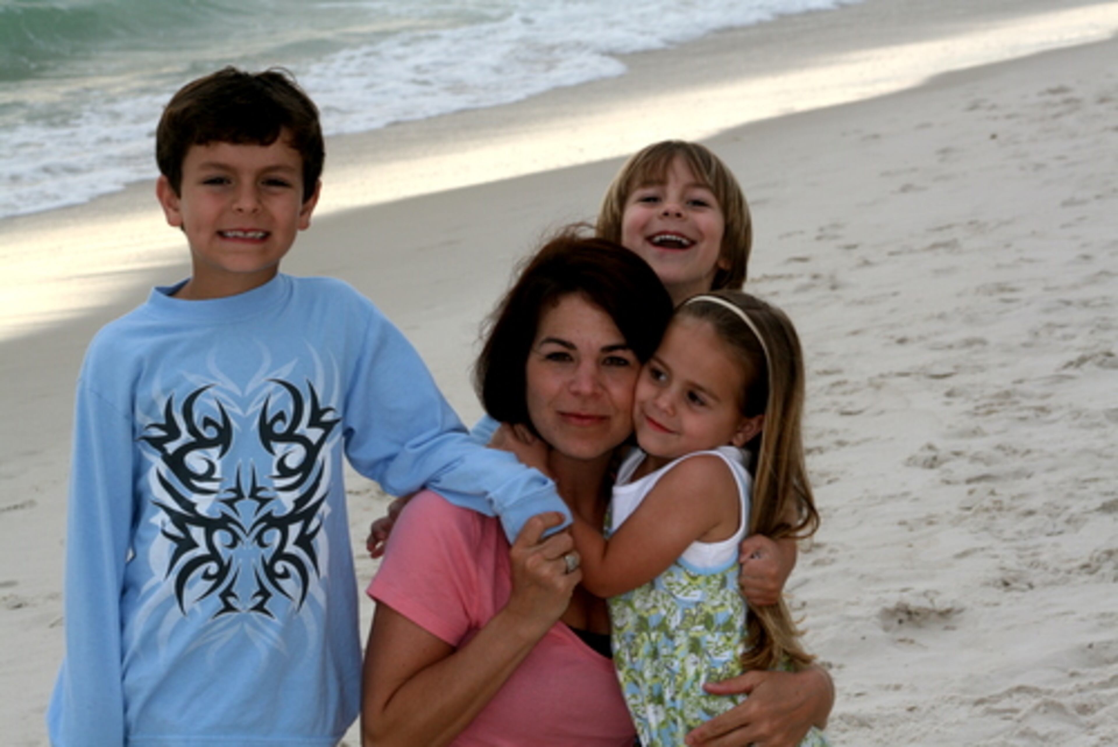 There is no better mom. Grayson, Paige (mom), Max, and Sophie.