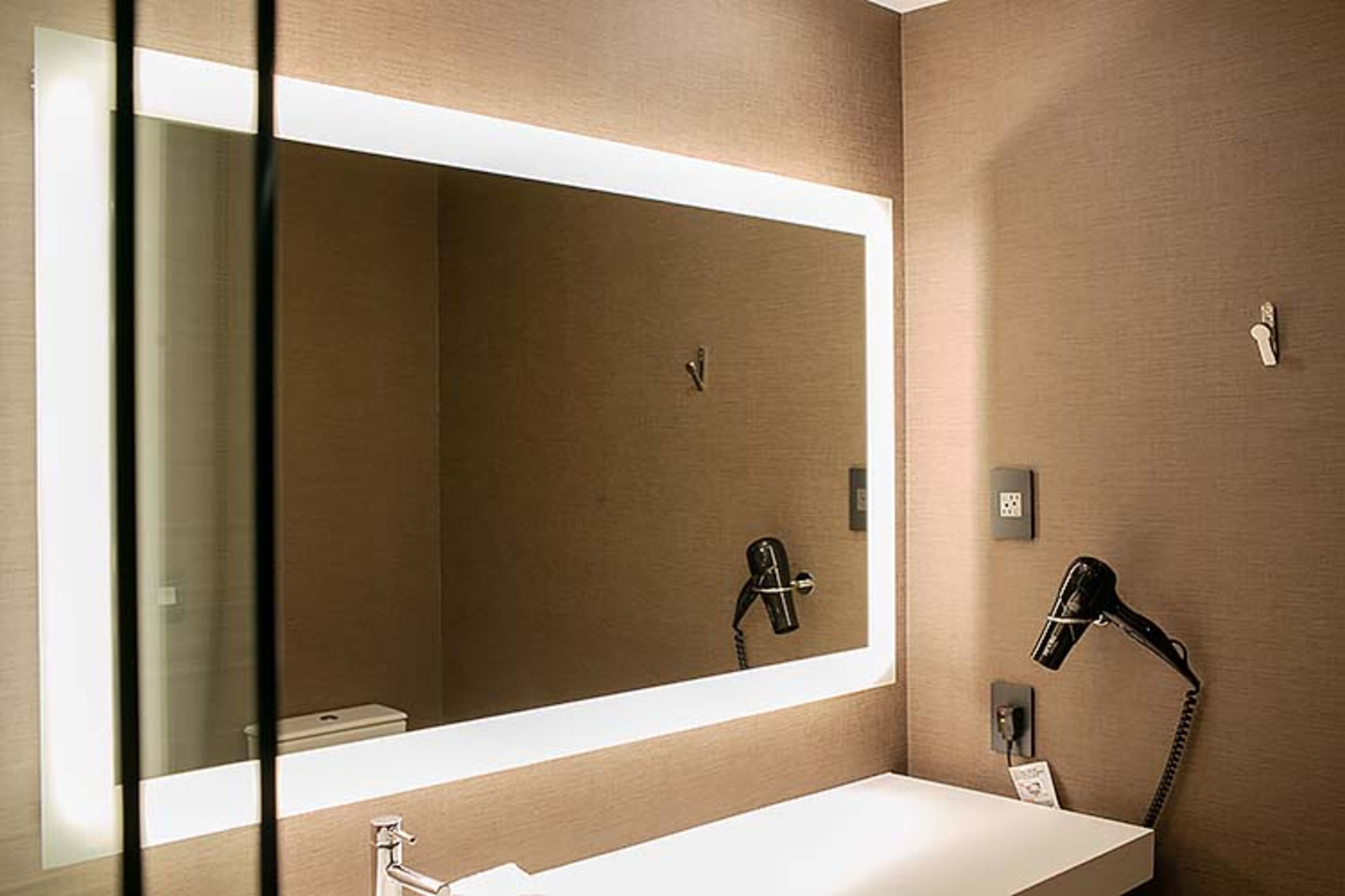 Inside one of the rooms at the AC Hotel at Gateway Center in College Park, Georgia, on Thursday, February 20, 2020. The new hotel is one of the many economic development projects of AtlantaâÃôs Southside. (Photo/Rebecca Wright for the AJC)