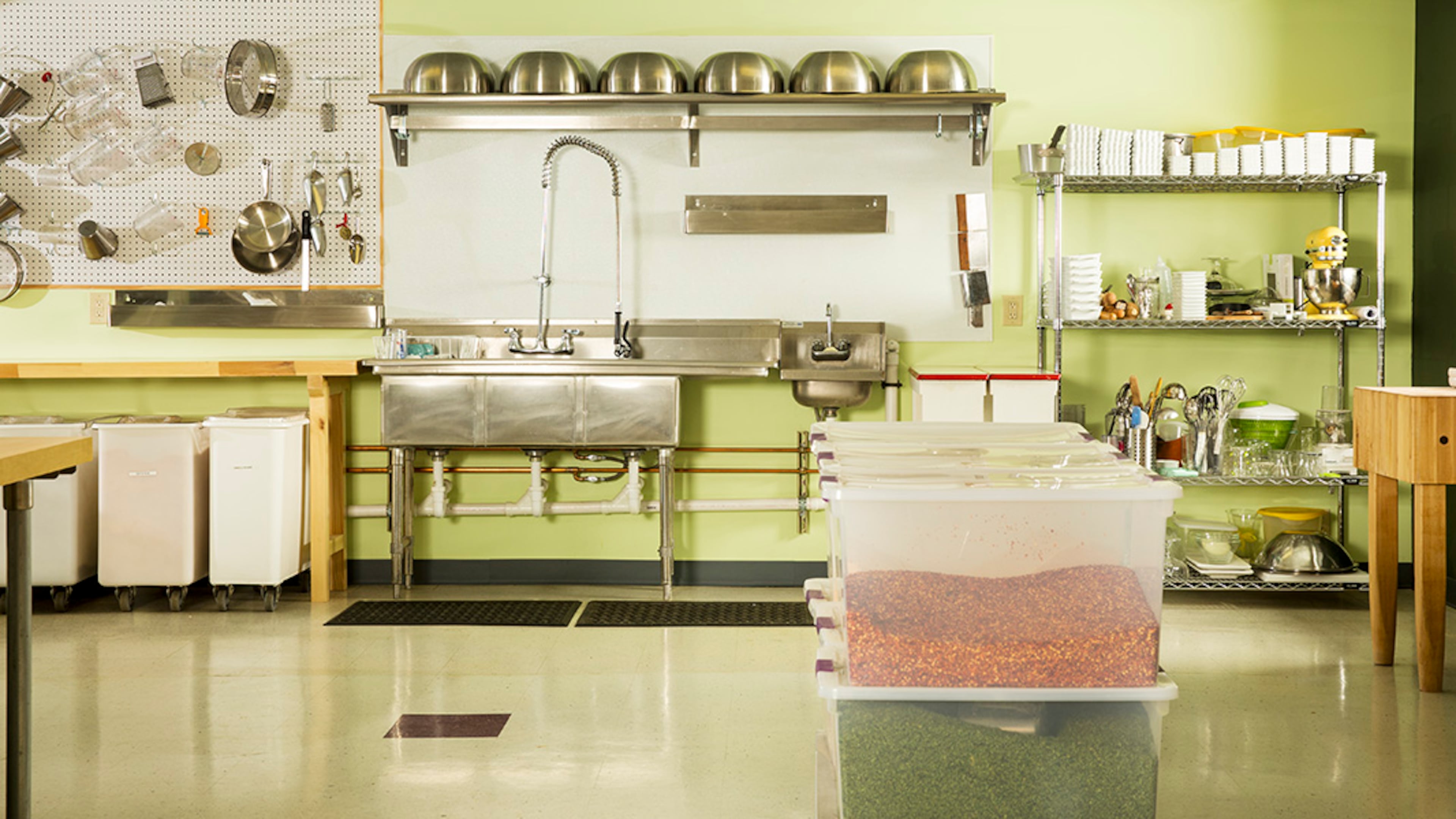 The "salt studio" at Beautiful Briny Sea.