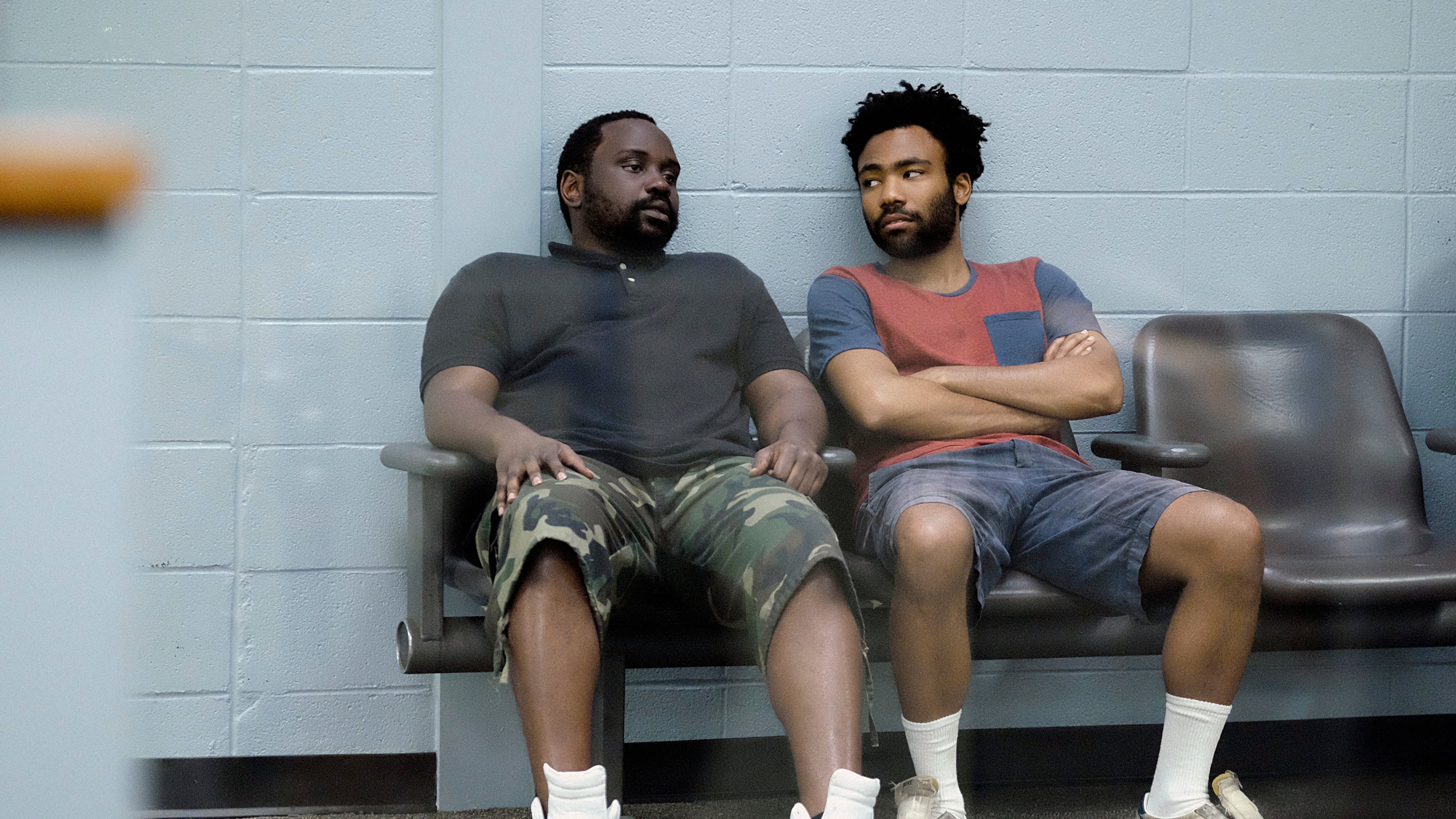 The FX series "Atlanta" was a surrealist ode to the city. It premiered in 2016 and starred Brian Tyree Henry (left) as Alfred Miles and Donald Glover as Earnest Marks. (Guy D'Alema/Courtesy of FX)