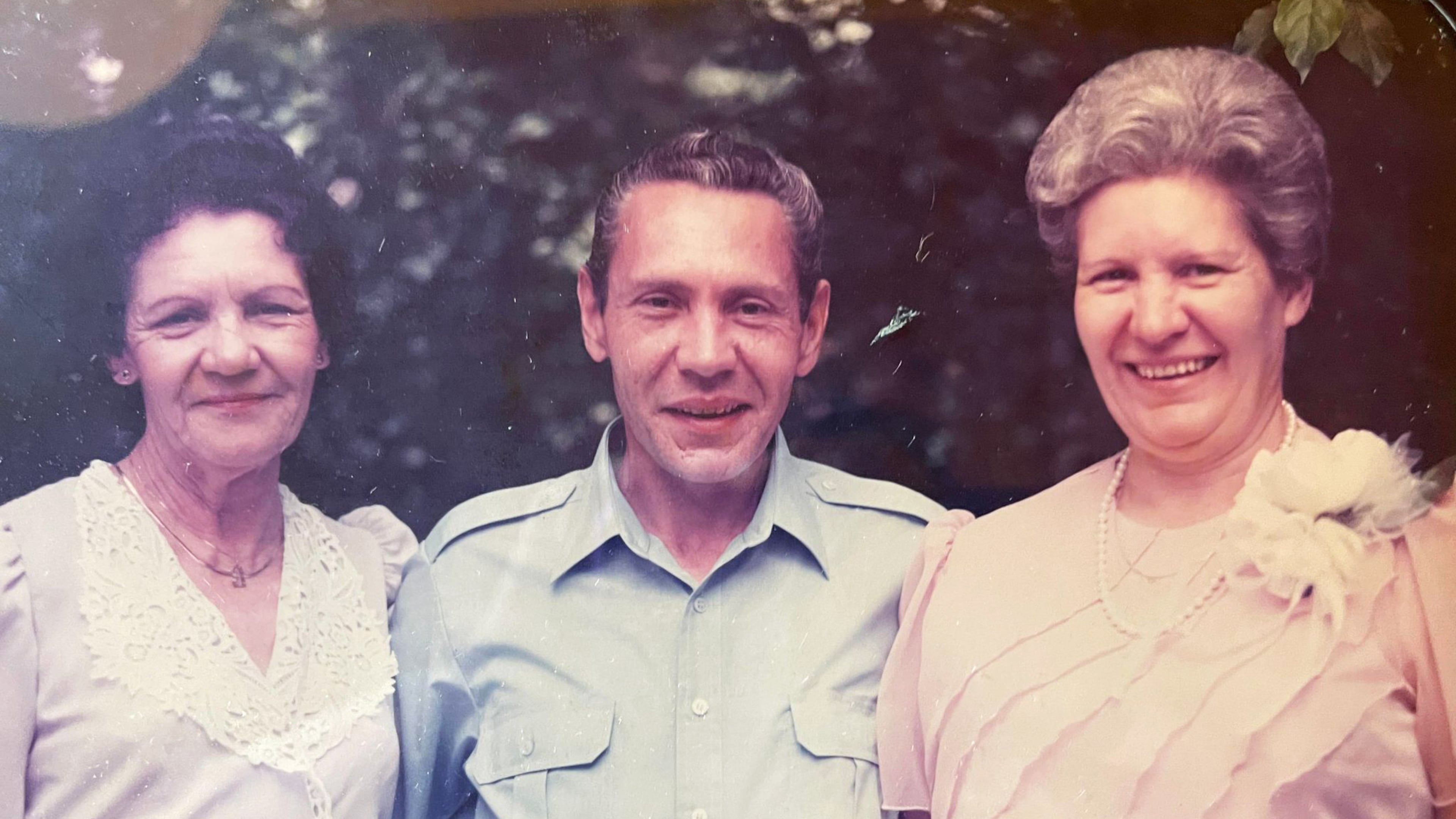Herman Wilder with his sisters Clara Odom (left) and Rene Wright in an undated family photo. He was brutally killed in 2001, in a mystery that took 24 years to solve. (Courtesy)