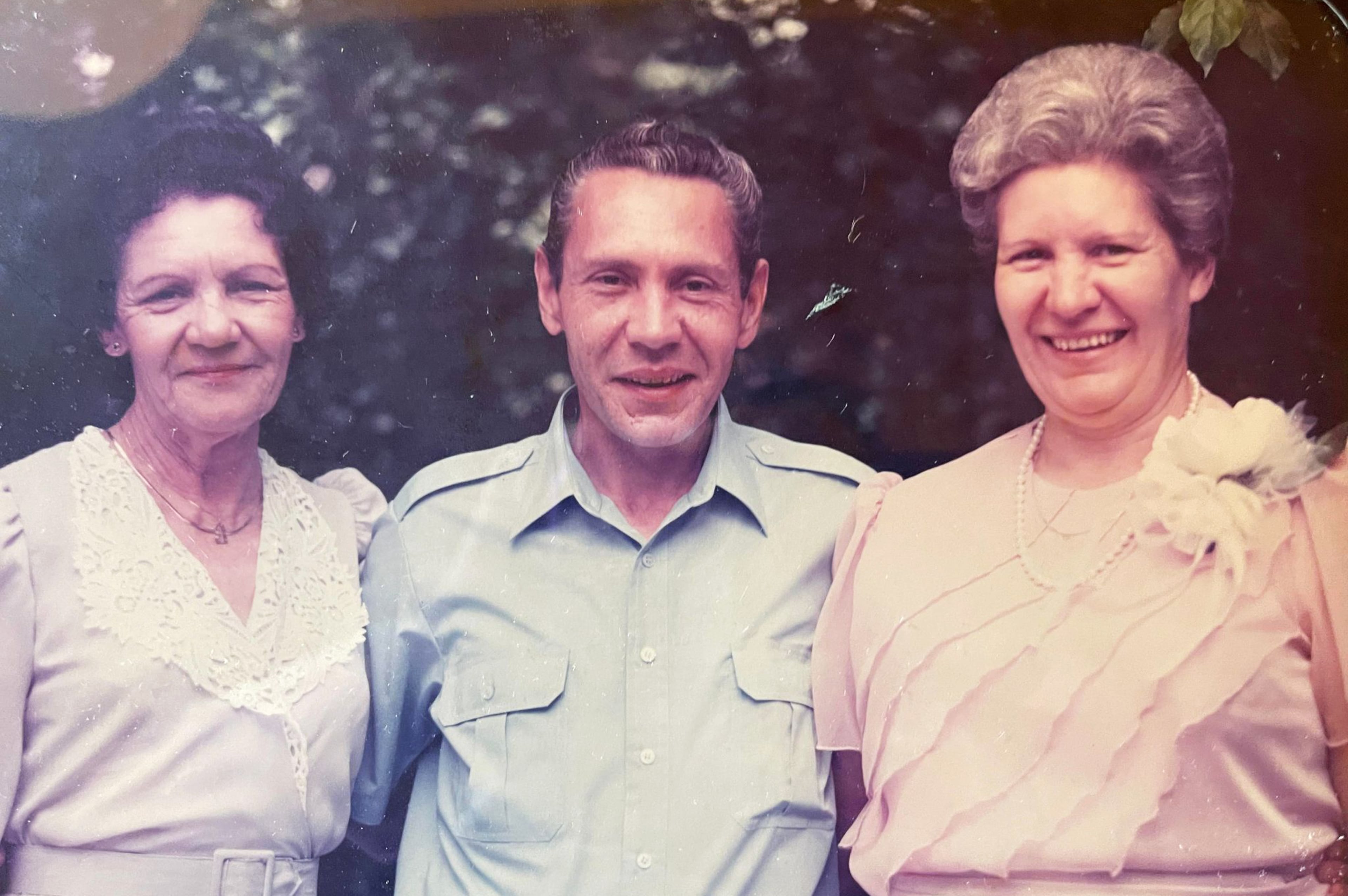 Herman Wilder with his sisters Clara Odom (left) and Rene Wright in an undated family photo. He was brutally killed in 2001, in a mystery that took 24 years to solve. (Courtesy)