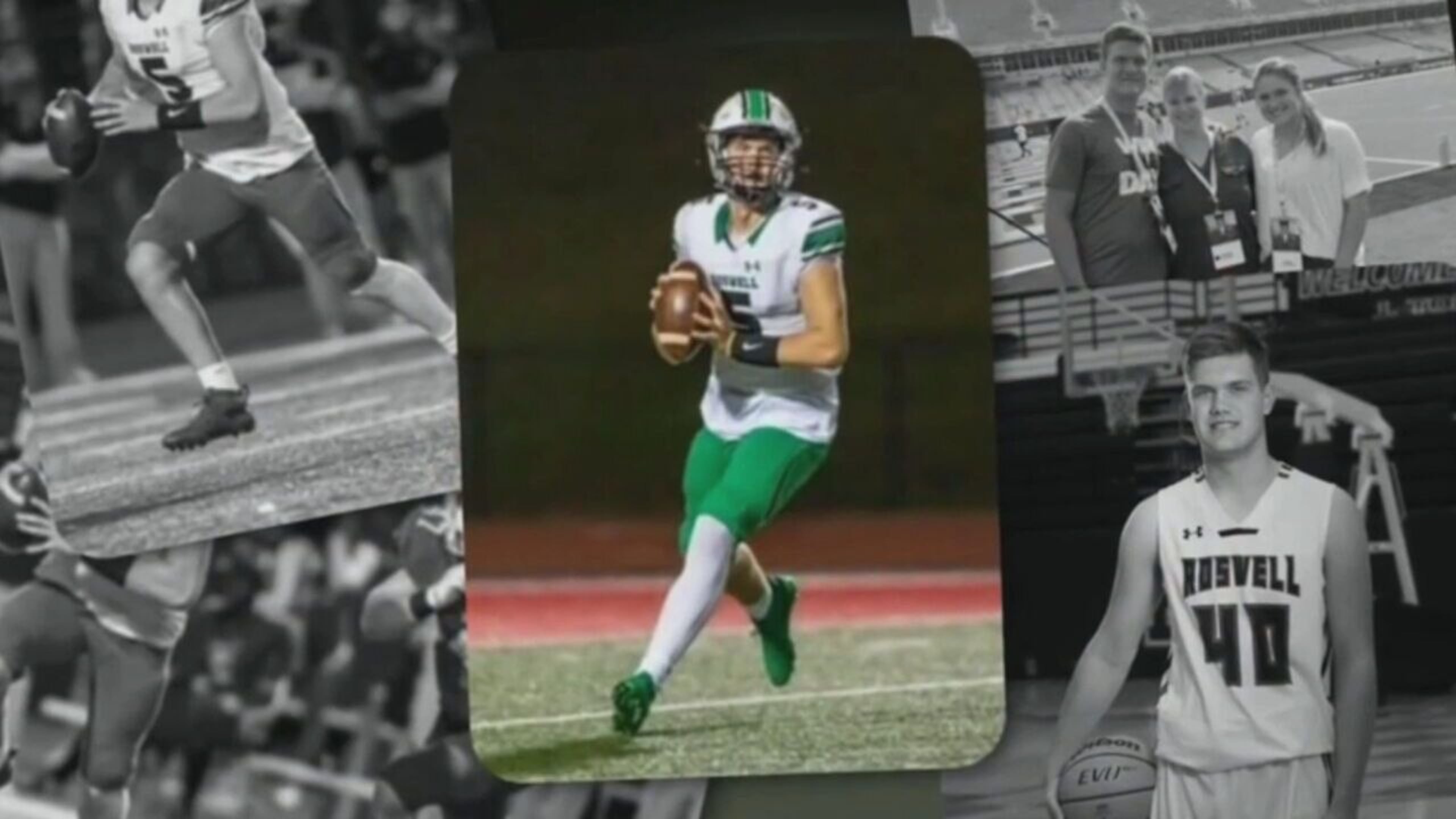 Community gathers to remember star Roswell quarterback Robbie Roper