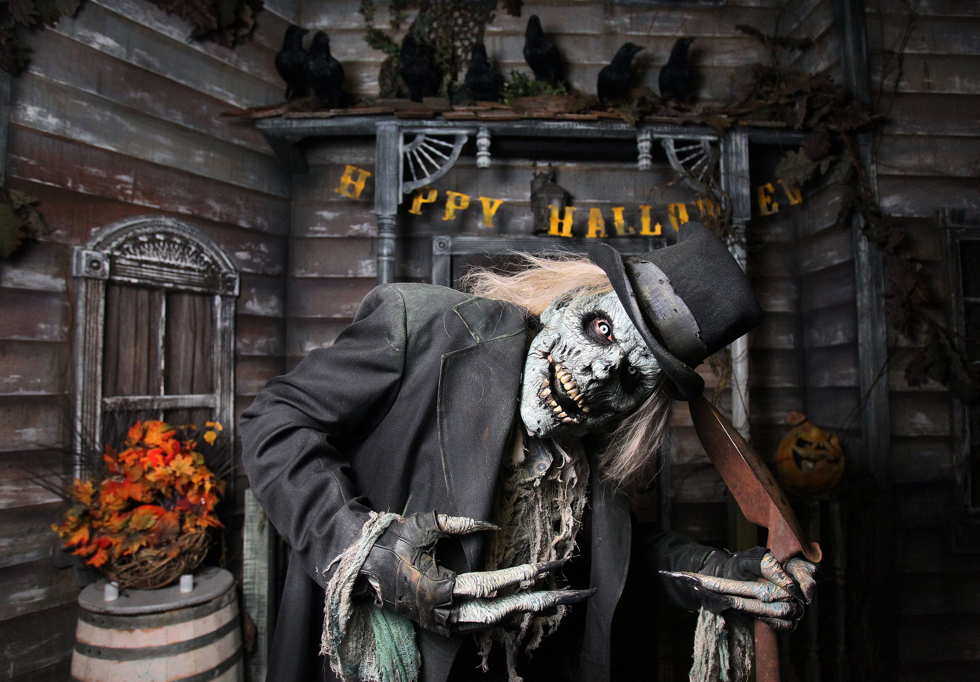 "The Collector" was good enough to give us a tour of his home, the Netherworld Haunted House in Norcross. It's to die for. -- Tongue-in-cheek text by Jennifer Brett, jbrett@ajc.com