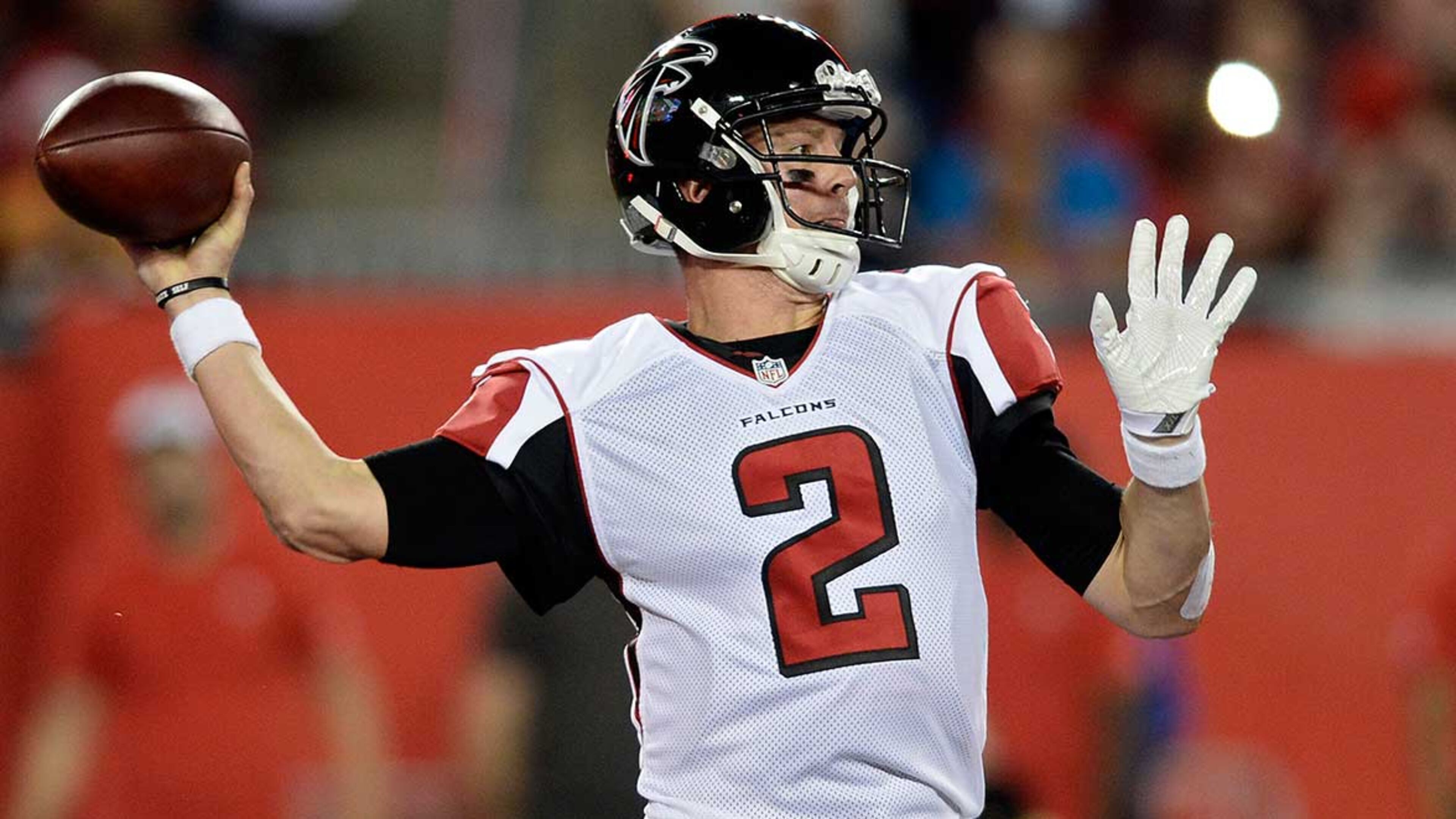 Matt Ryan fires downfield in last week's victory over Tampa Bay.