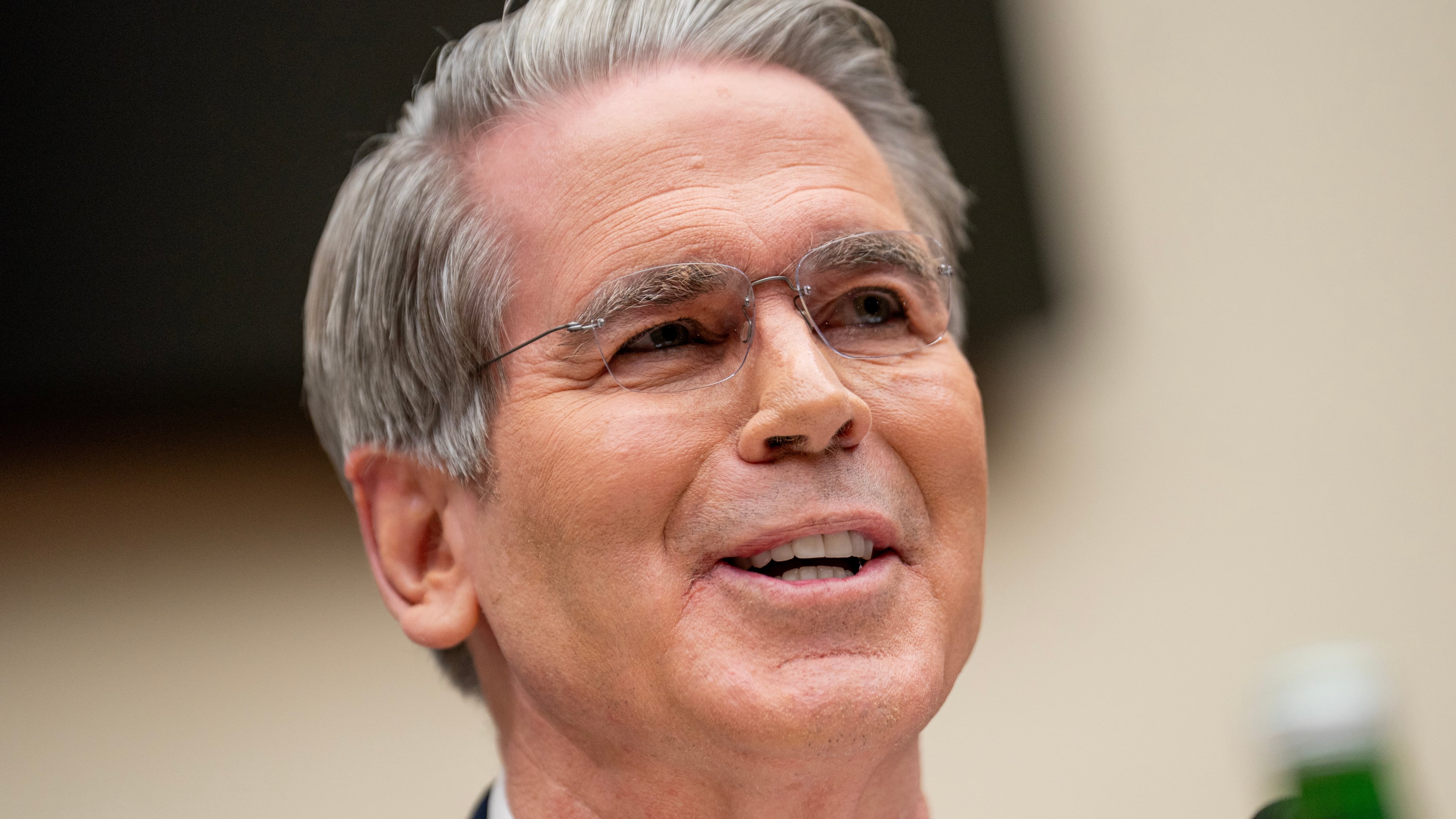 Secretary of the Treasury Scott Bessent speaks during a House Financial Services Committee hearing on Capitol Hill in Washington, Wednesday, Feb. 4, 2026. (AP Photo/Nathan Howard)