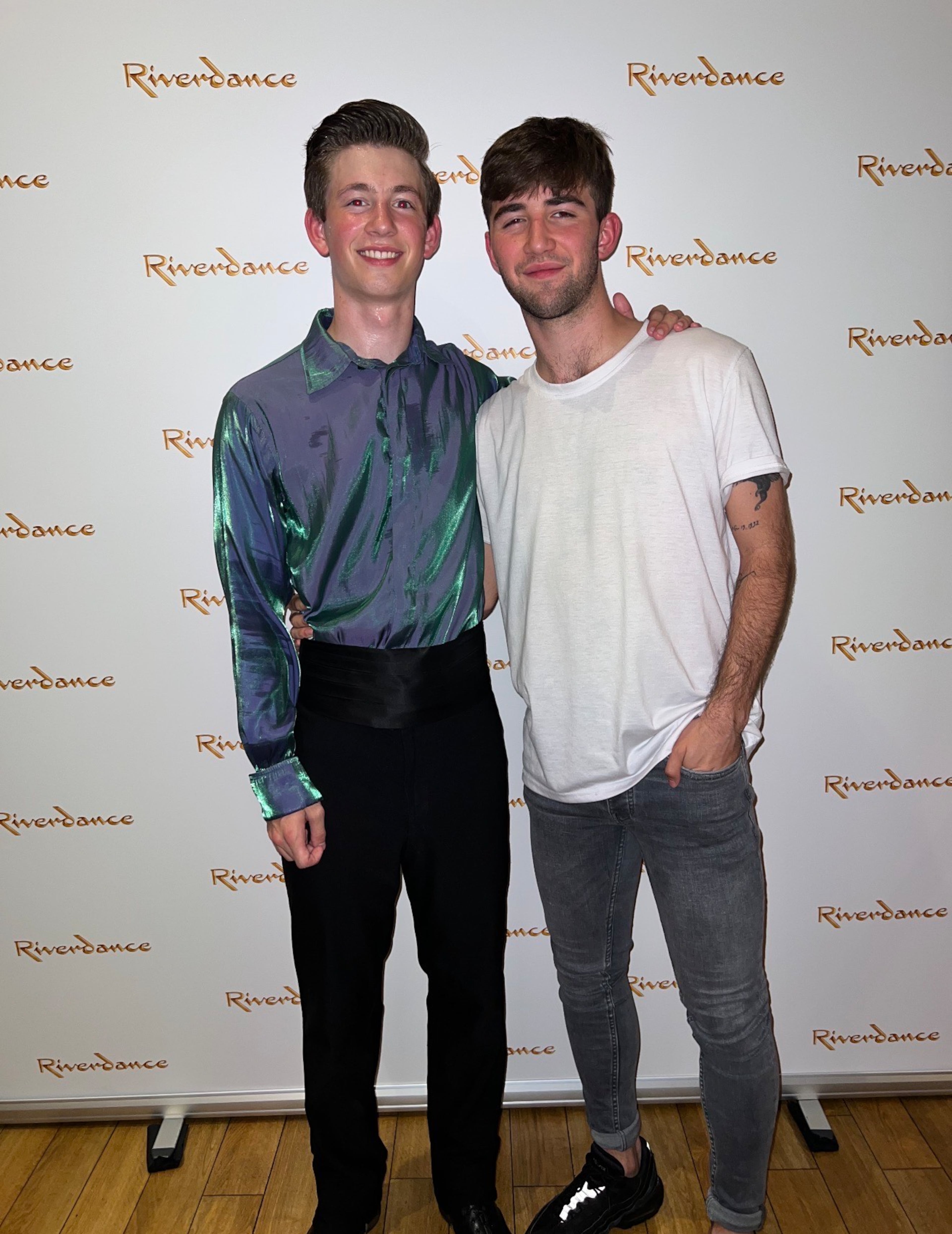 Cian (left) and Jack Porter will perform in "Riverdance's" international Broadway tour together for the first time this weekend at the Fox Theatre. (Contributed by Cian and Jack Porter)