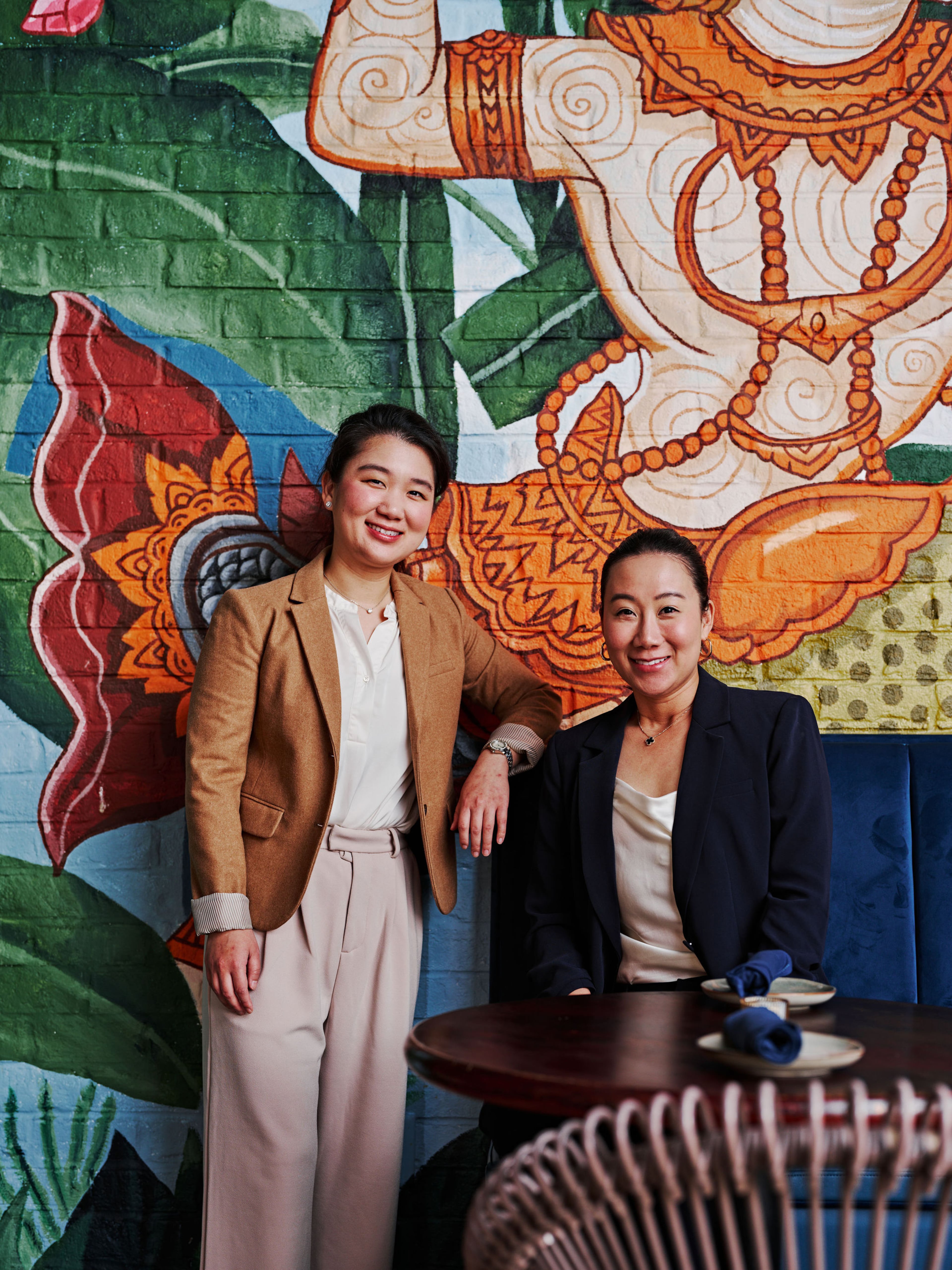 Tanya (left) and Niki Pattharakositkul. (Andrew Thomas Lee, courtesy of Terminal 26)
