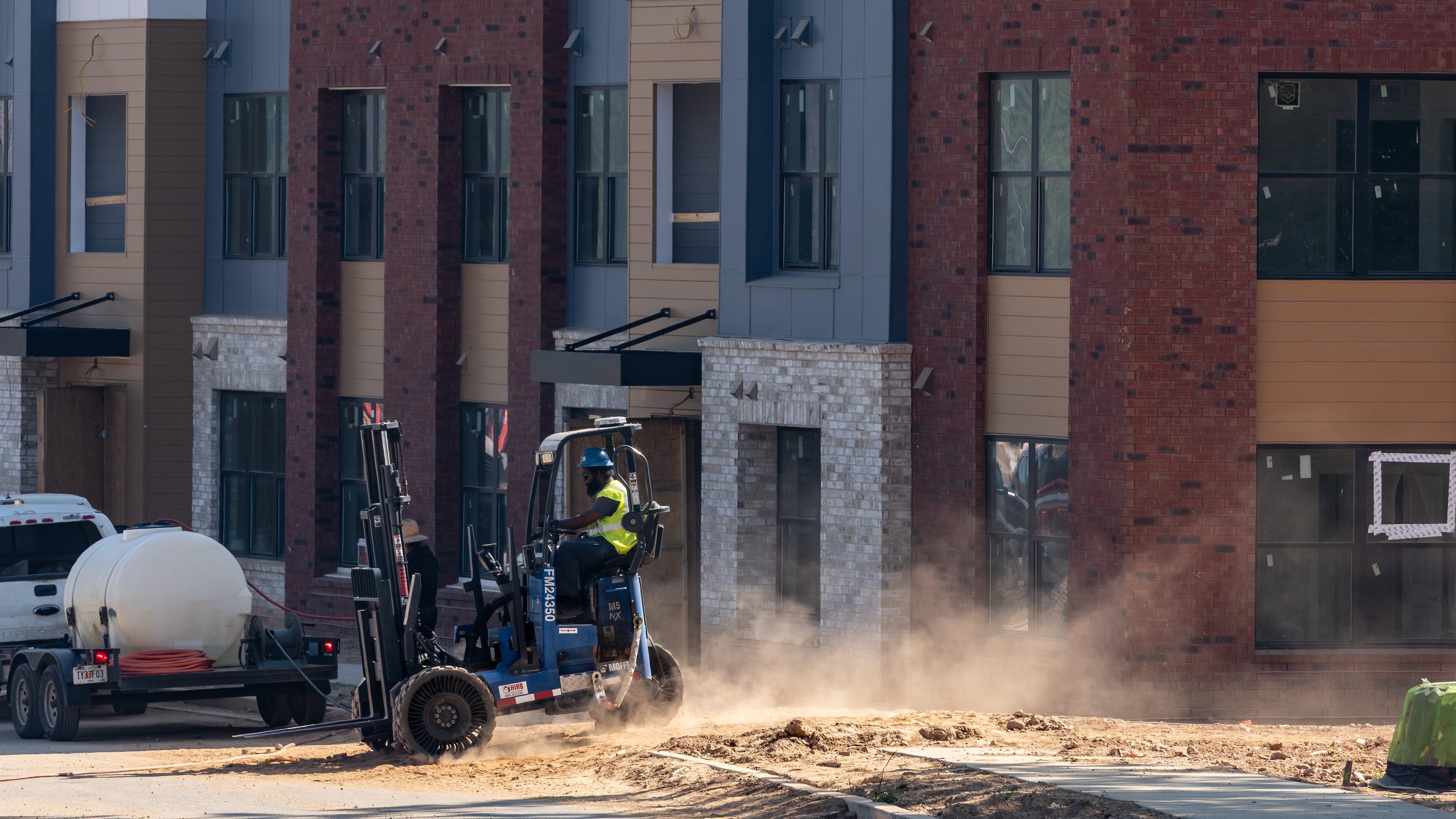 The redeveloped Bowen Homes public housing site in Atlanta will eventually include 2,000 apartments, townhomes and single-family houses. (Ben Hendren for the AJC)