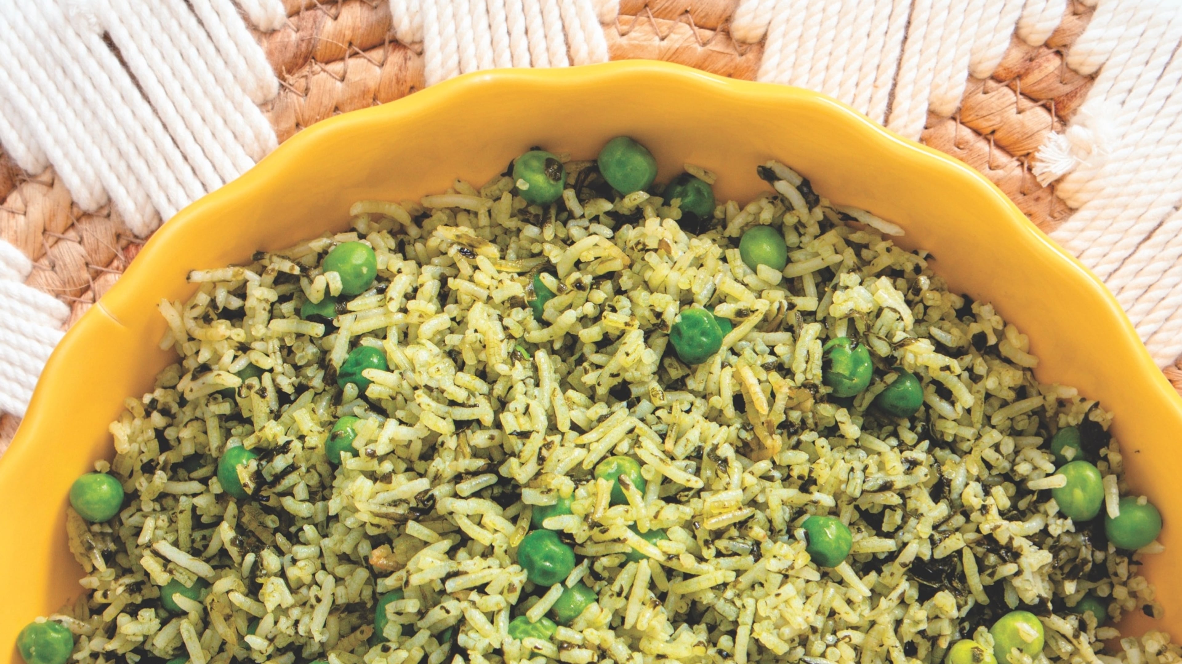 Arroz Verde (Green Rice) from "Abuela's Plant-Based Kitchen," by Karla Salinari. (Courtesy of Zuleika Acosta)