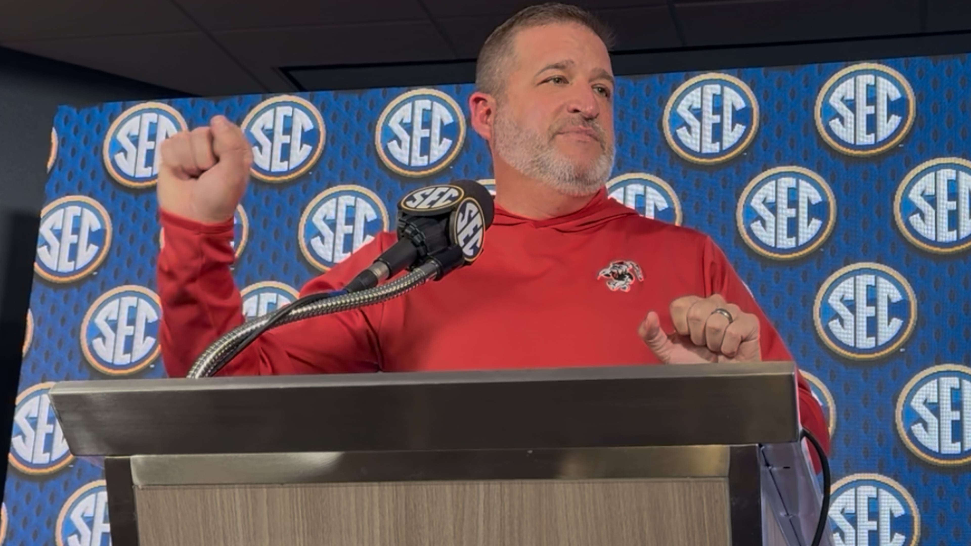Georgia athletic director Josh Brooks said the CFP Selection Committee should take immediate note of the league moving to a nine-game schedule, with the SEC's difficulty reflected in the rankings. (Mike Griffith/AJC)