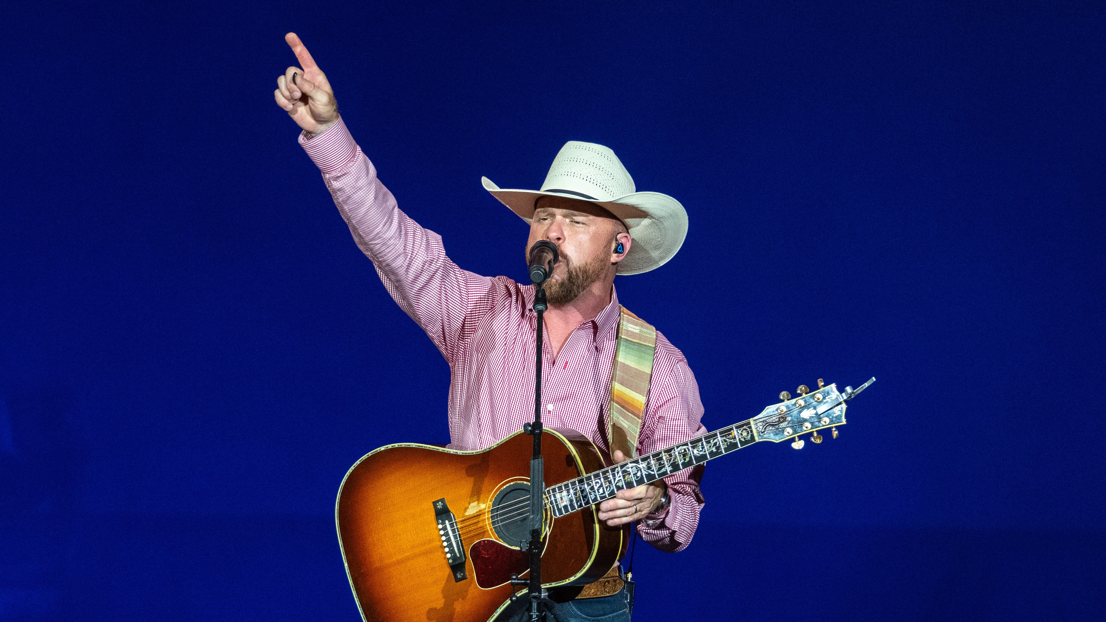 FILE - Cody Johnson performs at the Braves Country Fest in Atlanta on June 13, 2026. (Photo by Paul R. Giunta/Invision/AP, File)