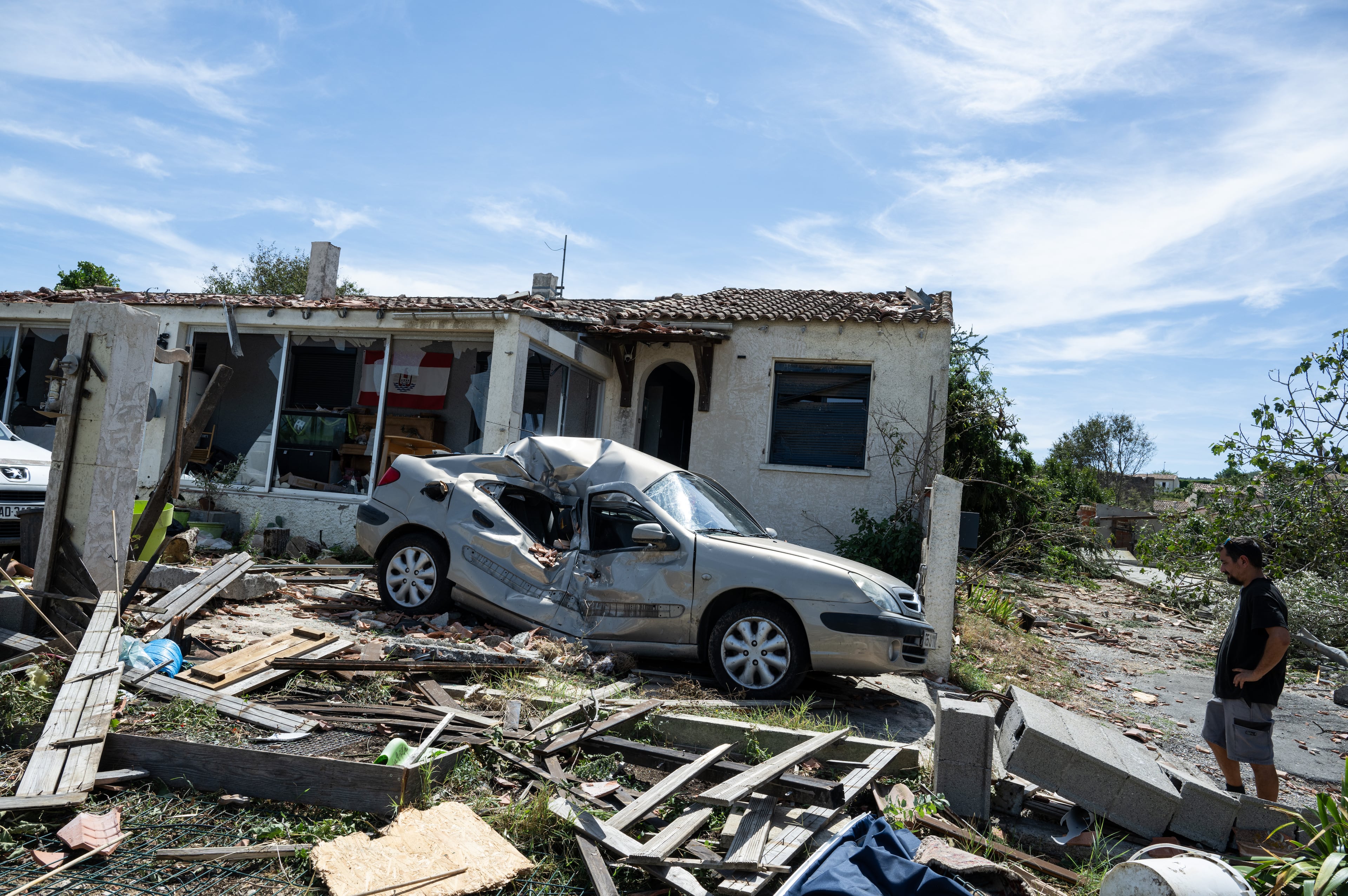 France Extreme Weather Tornado