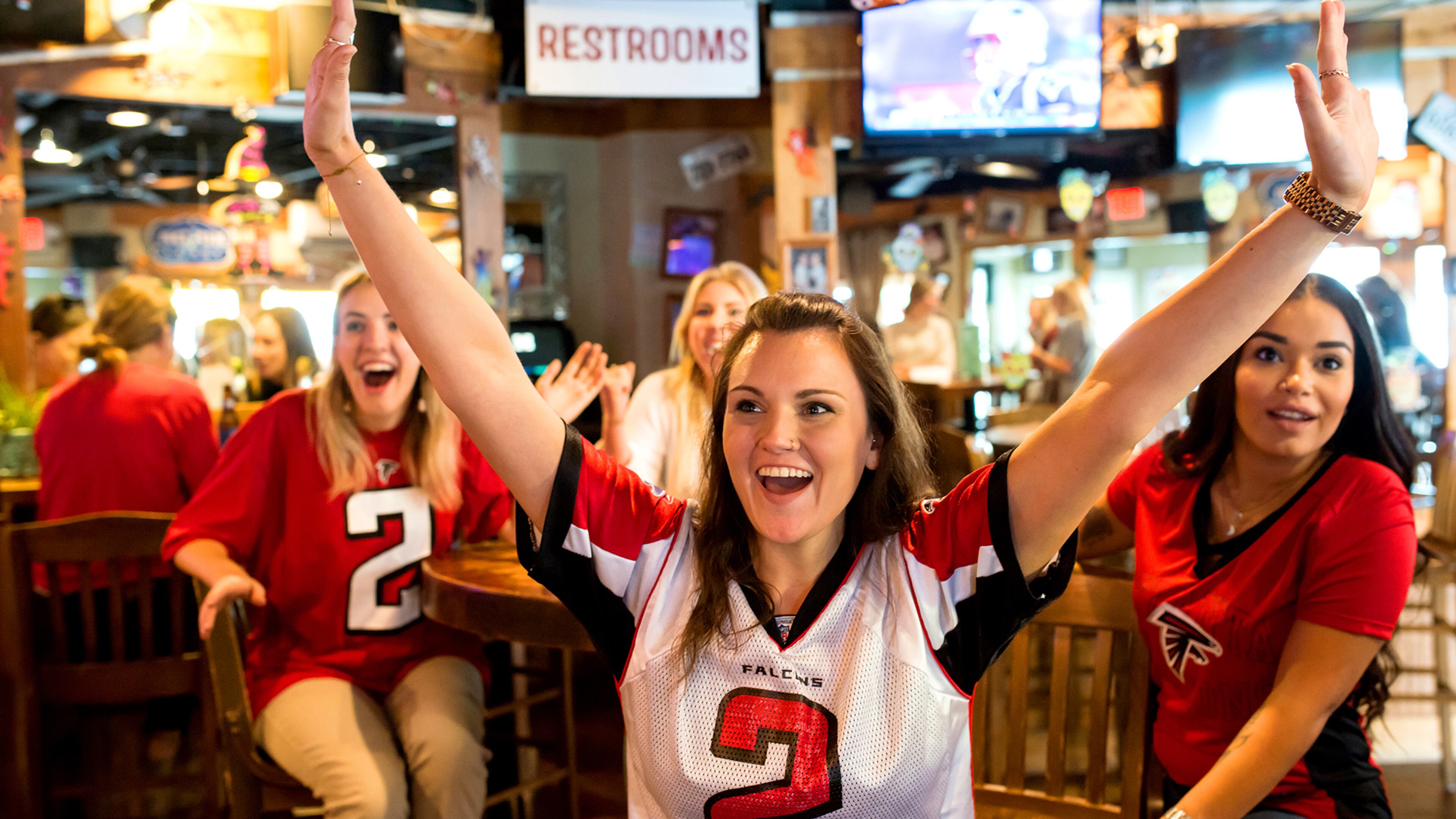 It looks like a Falcon’s victory at Tin Lizzy’s.
Courtesy of Tin Lizzy’s.