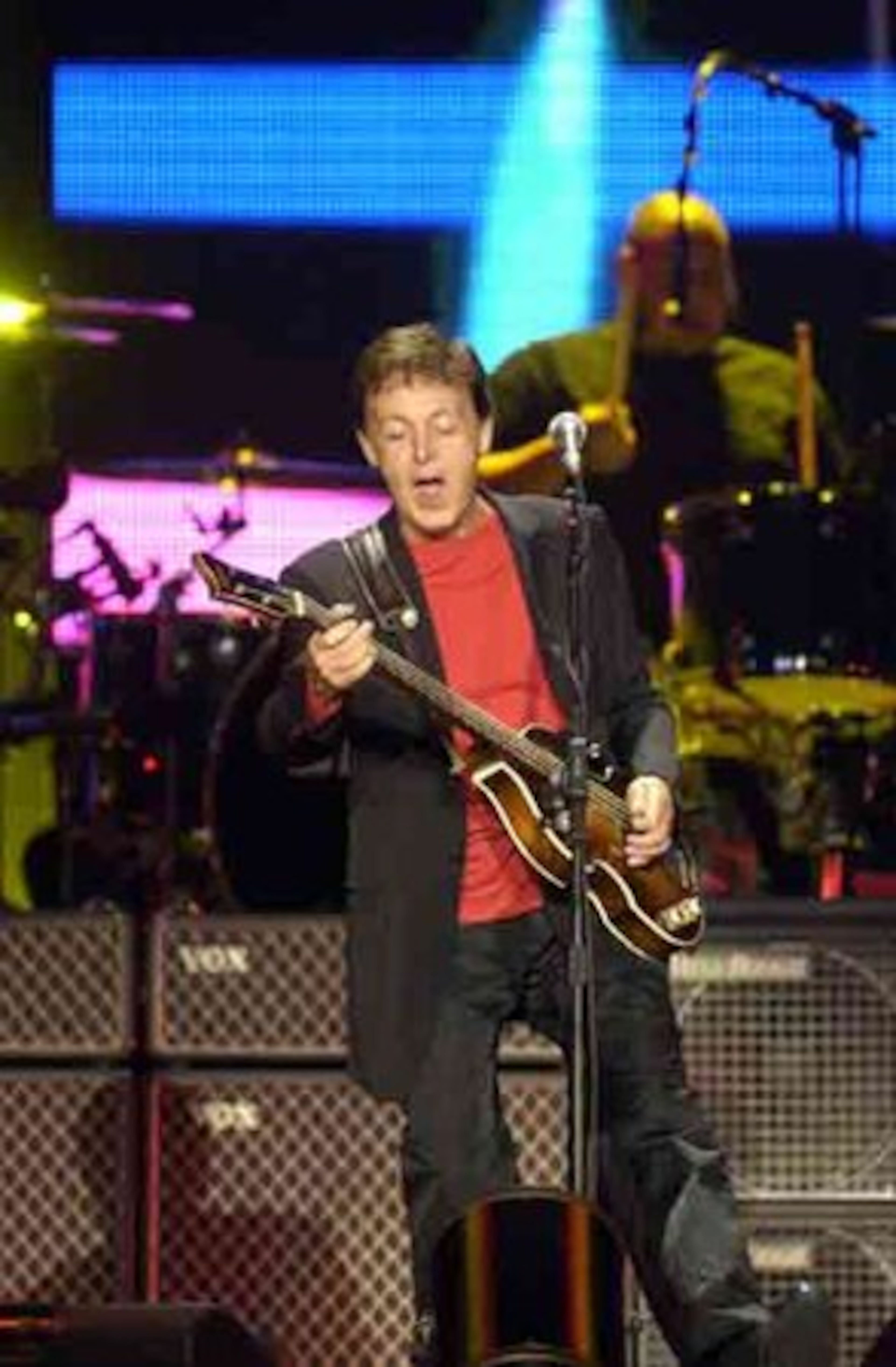 Paul McCartney and his band played Philips Arena on their Driving USA Tour in Atlanta on May 12, 2002.