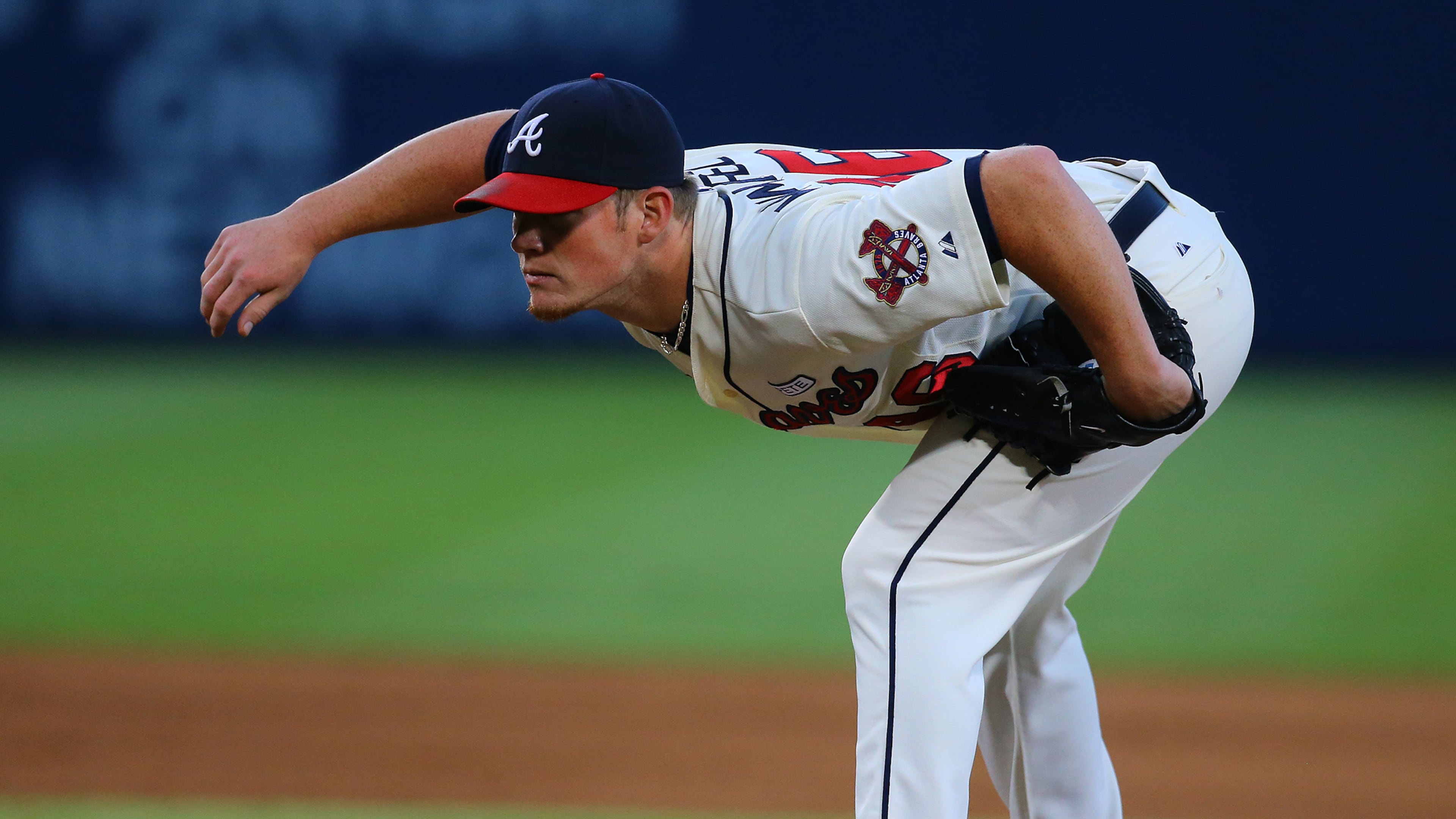 Former Braves closer Craig Kimbrel was called back up Thursday after the bullpen allowed seven runs in the ninth to lose against the Diamondbacks. (File/AJC)