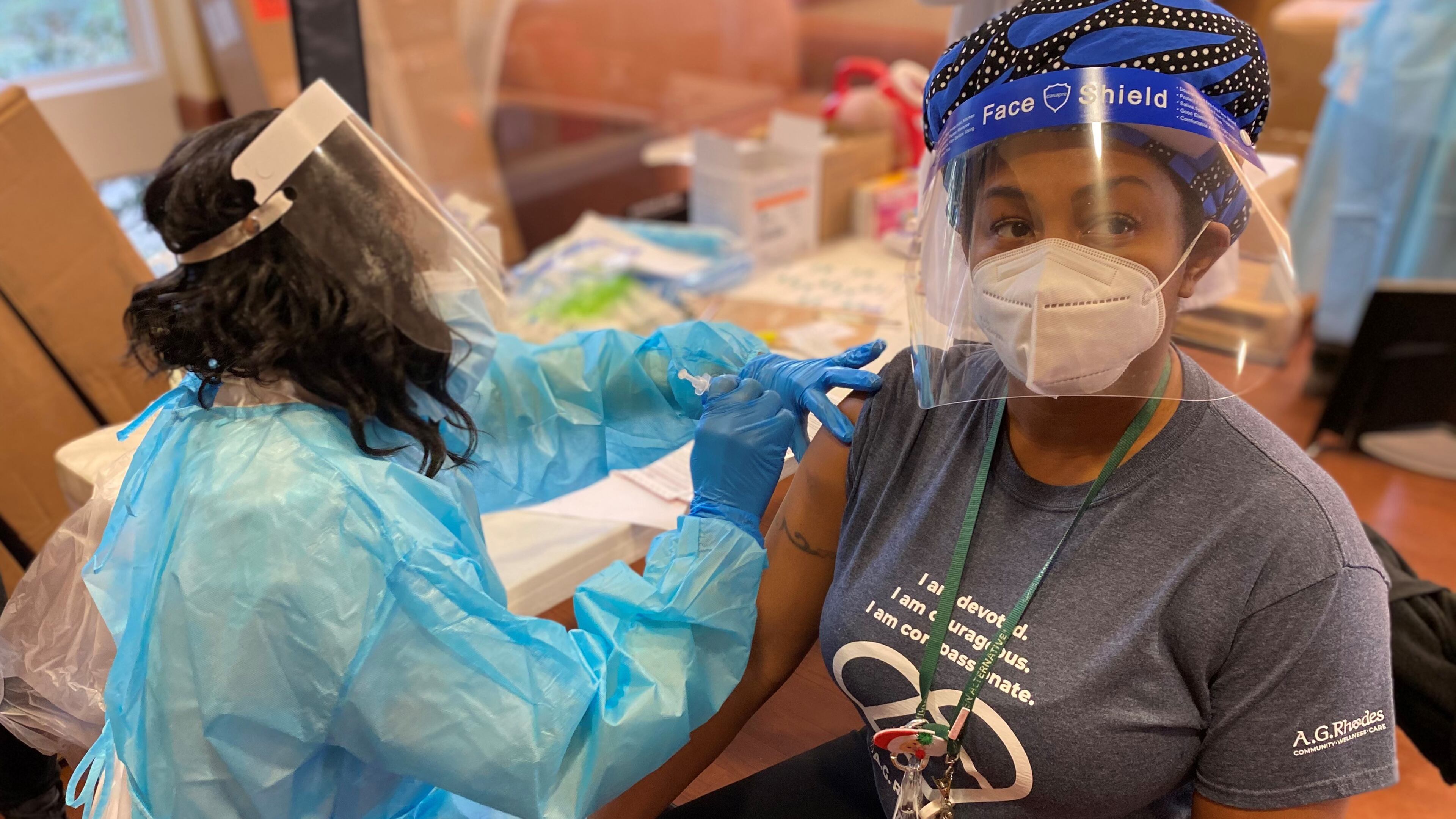 At A.G. Rhodes, a nonprofit that operates three nursing homes in metro Atlanta, all employees are required to get the vaccine by Oct. 1, unless they have a medical or religious exemption. Currently about 60 percent of A.G. Rhodes employees are vaccinated. Deke Cateau, chief executive of A.G. Rhodes, calls the mandate a "moral imperative." (Photo courtesy of A.G. Rhodes)