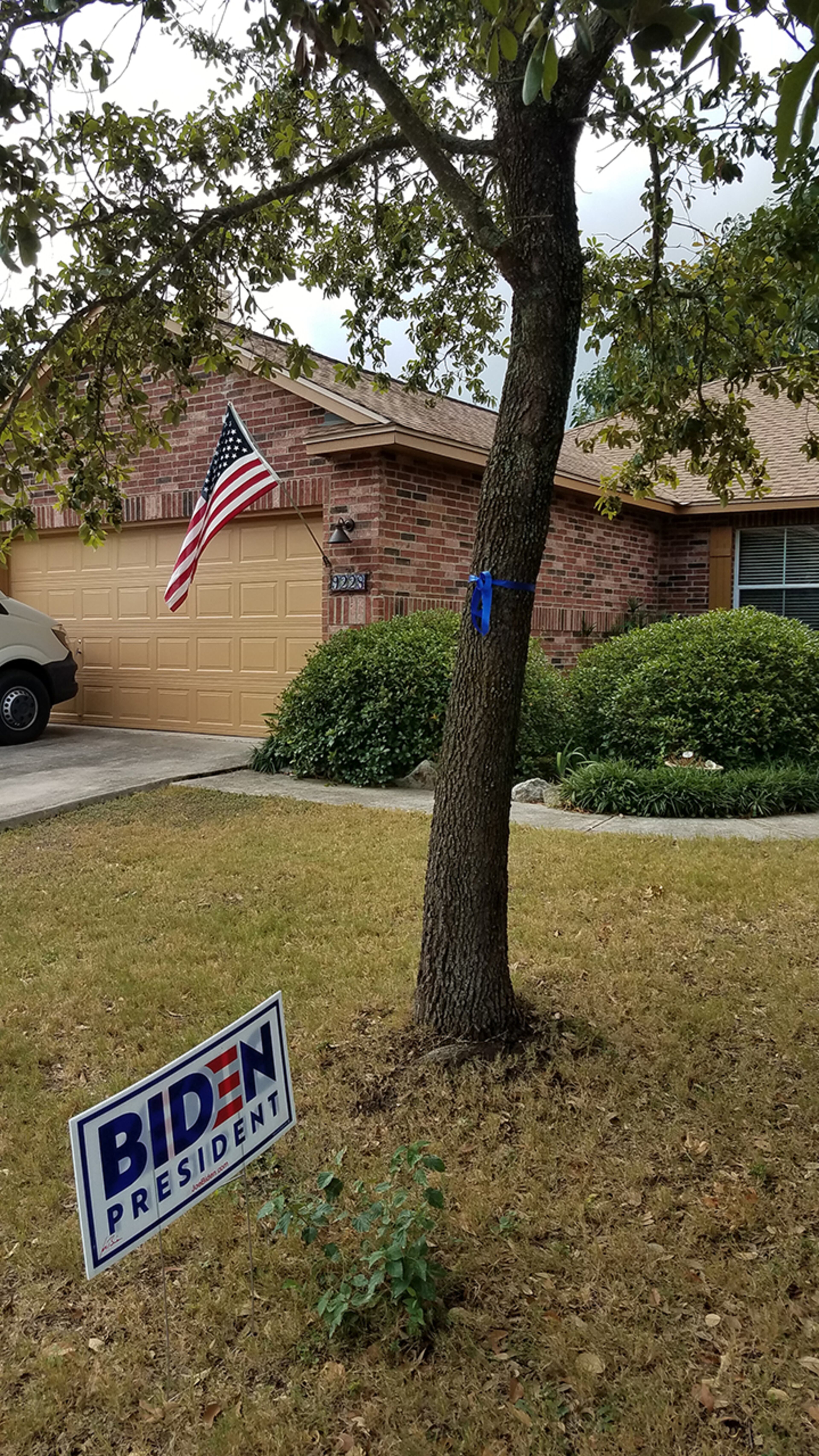 From Helotes, Texas outside of San Antonio. Peace - Judi Coteff