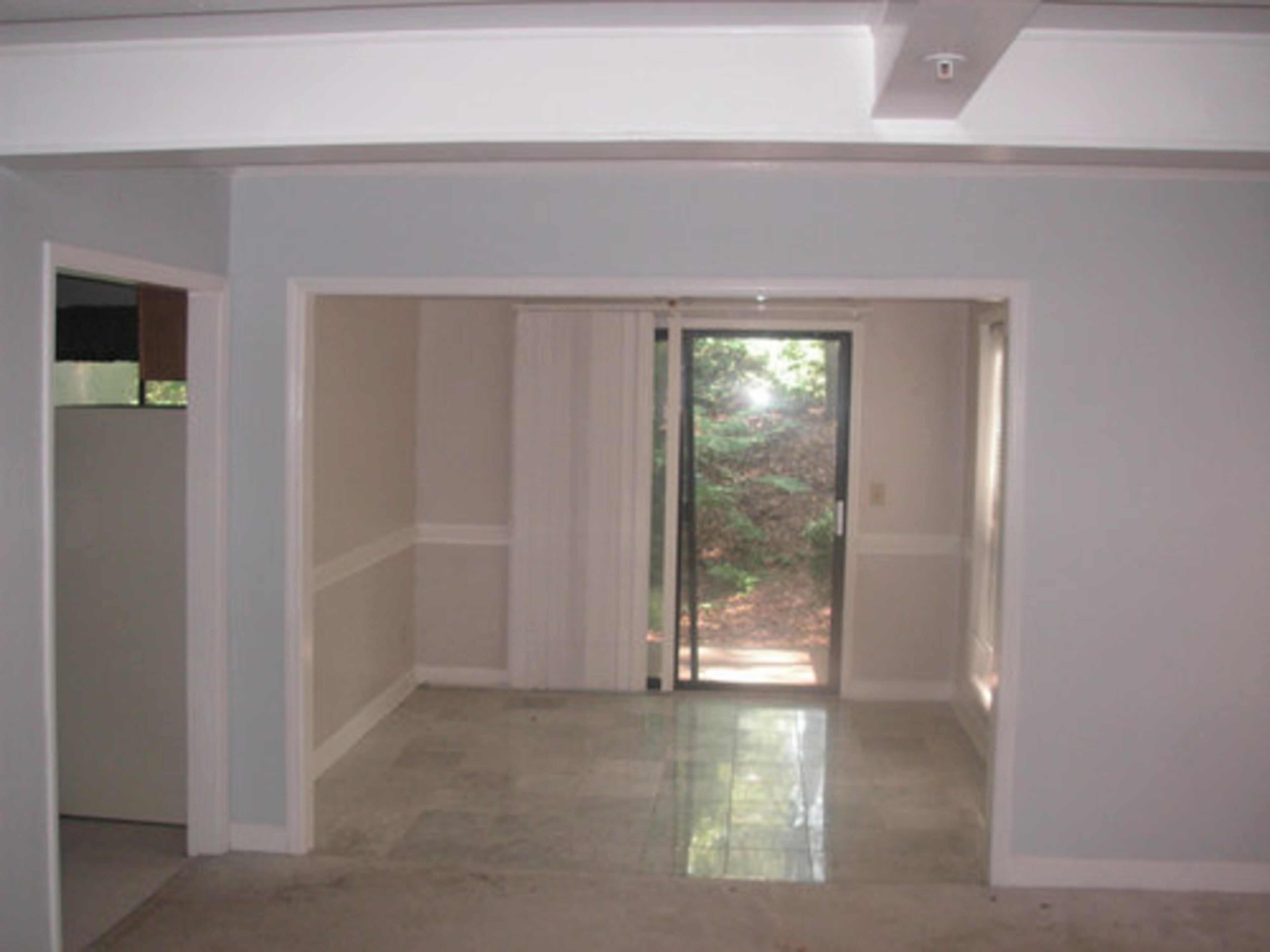 Bill Mohr was up for the challenge of gutting his Smyrna condo. It was a foreclosure, so it was in rough shape, he said. This is the dining room before renovations began.