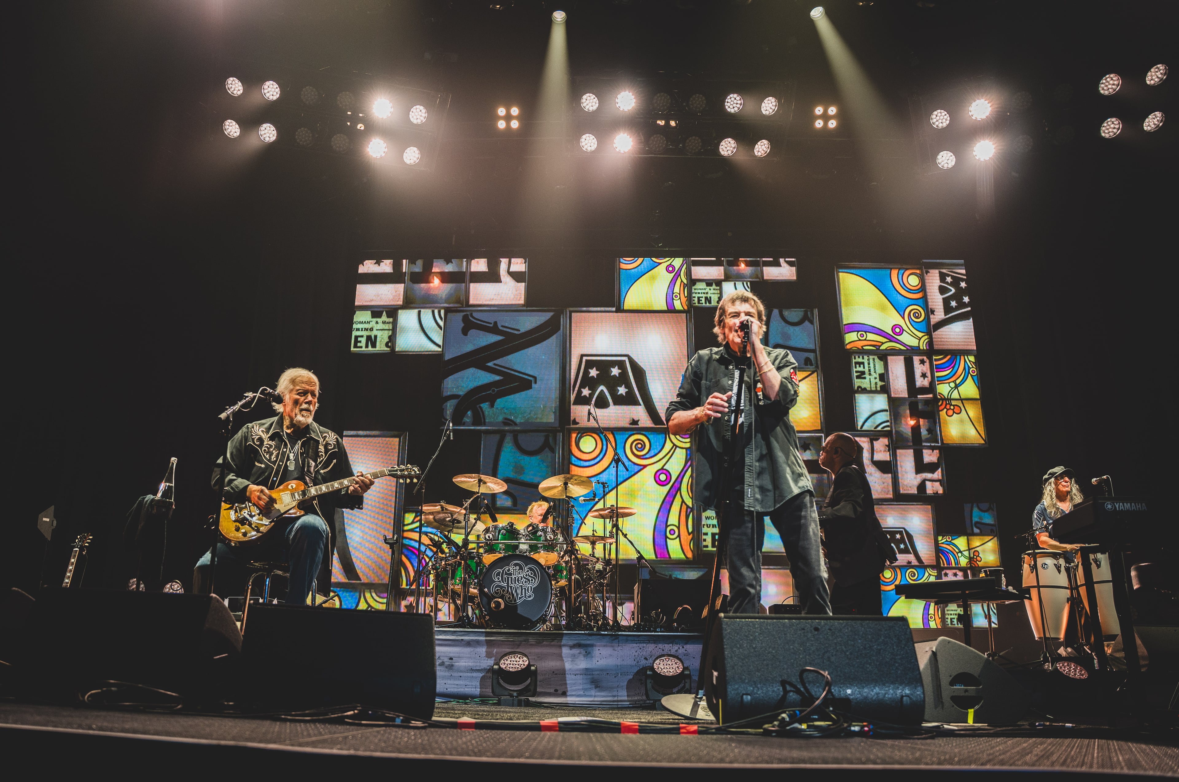 “It’s been a nightmare and we finally had enough,” says Burton Cummings (right), referring to getting control of the band's name. Here he performs with Randy Bachman, in Moncton, Canada. (Corey Kelly)