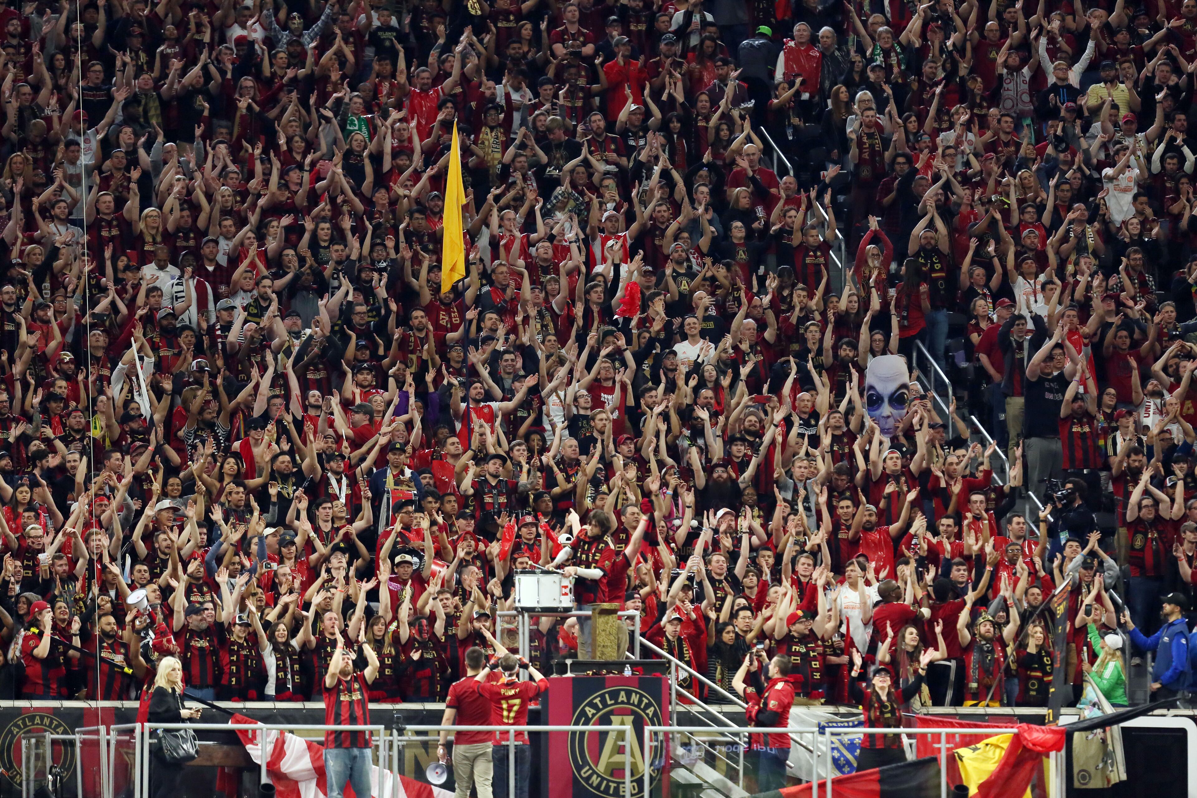 March 11, 2018. With 72,035 fans supporting the Atlanta United the Mercedes-Benz got another sell out on March 11, 2018 in Atlanta Ga..