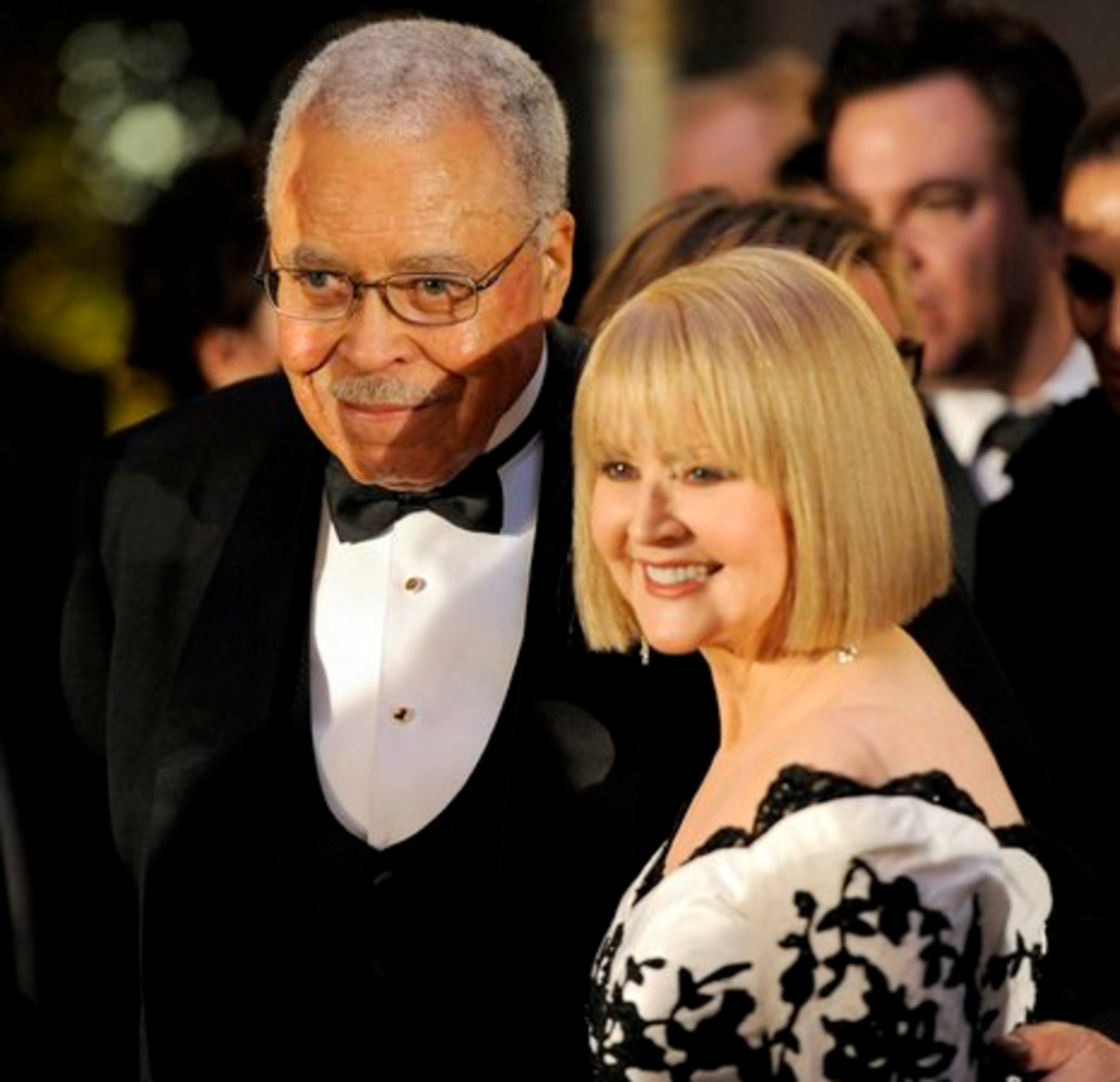 Actor James Earl Jones and wife, Cecilia Hart, arrive to the party.