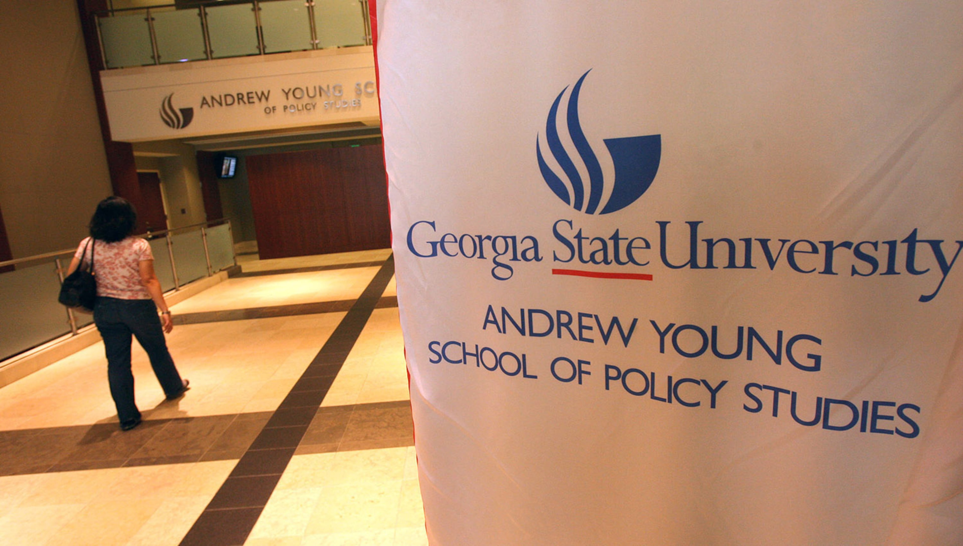 In 1999, Georgia State University named its three-year-old Policy School the Andrew Young School of Policy Studies. Young began teaching at the school, which enrolls 2,100 students in disciplines such as ciminal justice, economics, social work and public administration. (Johnny Crawford / AJC file)