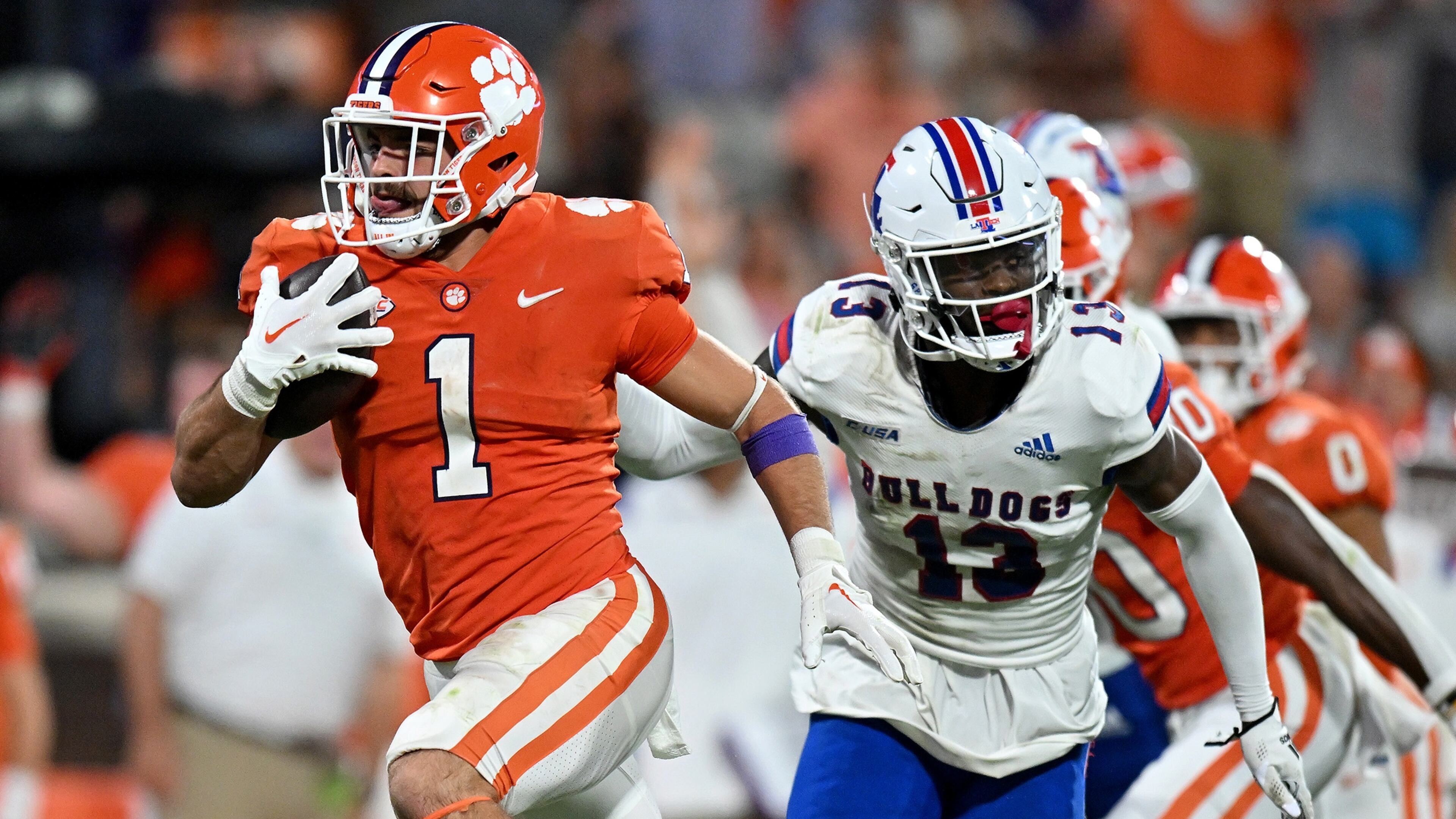 Louisiana Tech's Myles Brooks (13) is considered a late-round pick in this year's NFL draft. (Grant Halverson file photo / TNS)