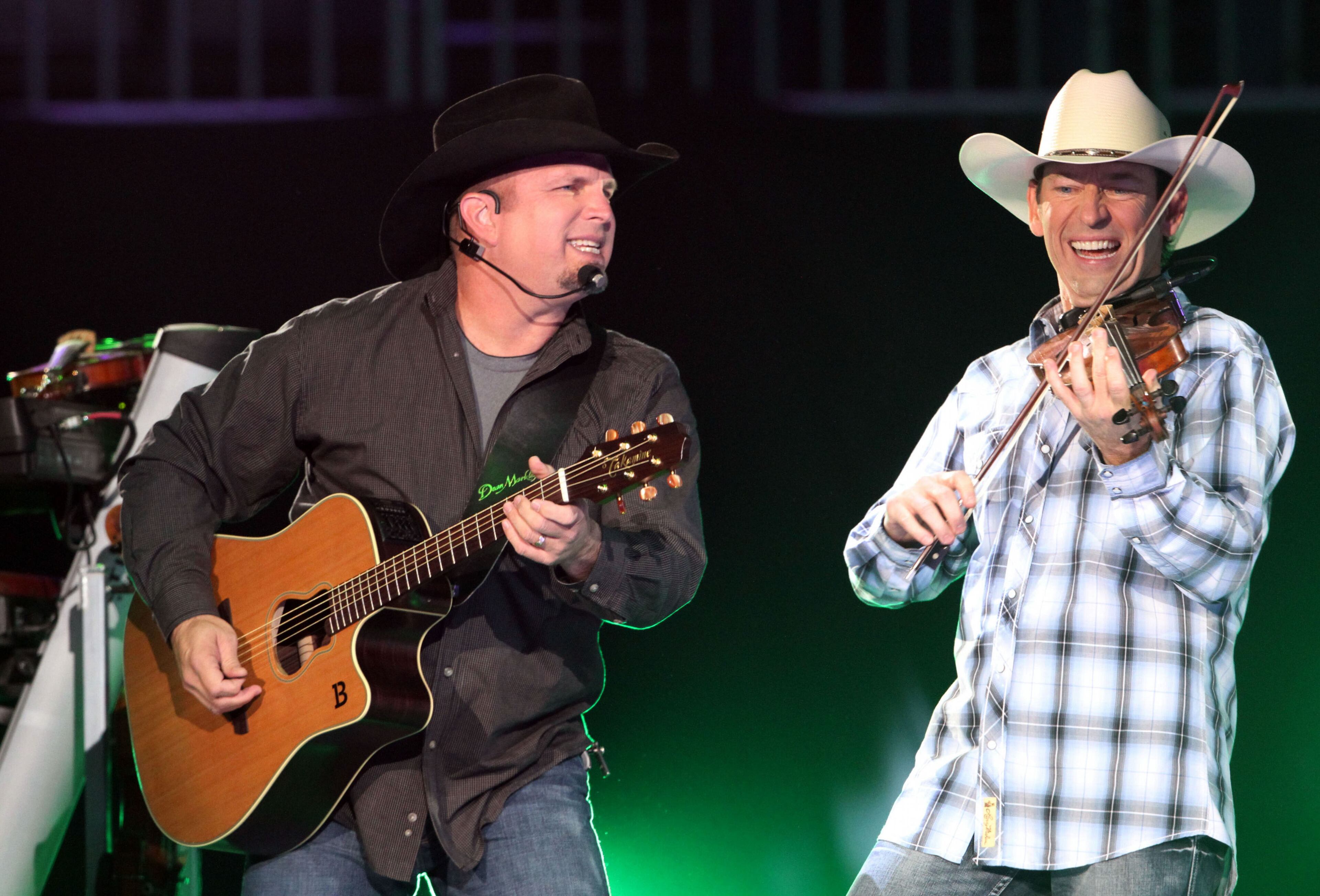 Legendary country singer-songwriter-guitarist Garth Brooks played the first of seven sold out shows Friday evening at Philips Arena. Robb D. Cohen/RobbsPhotos.com