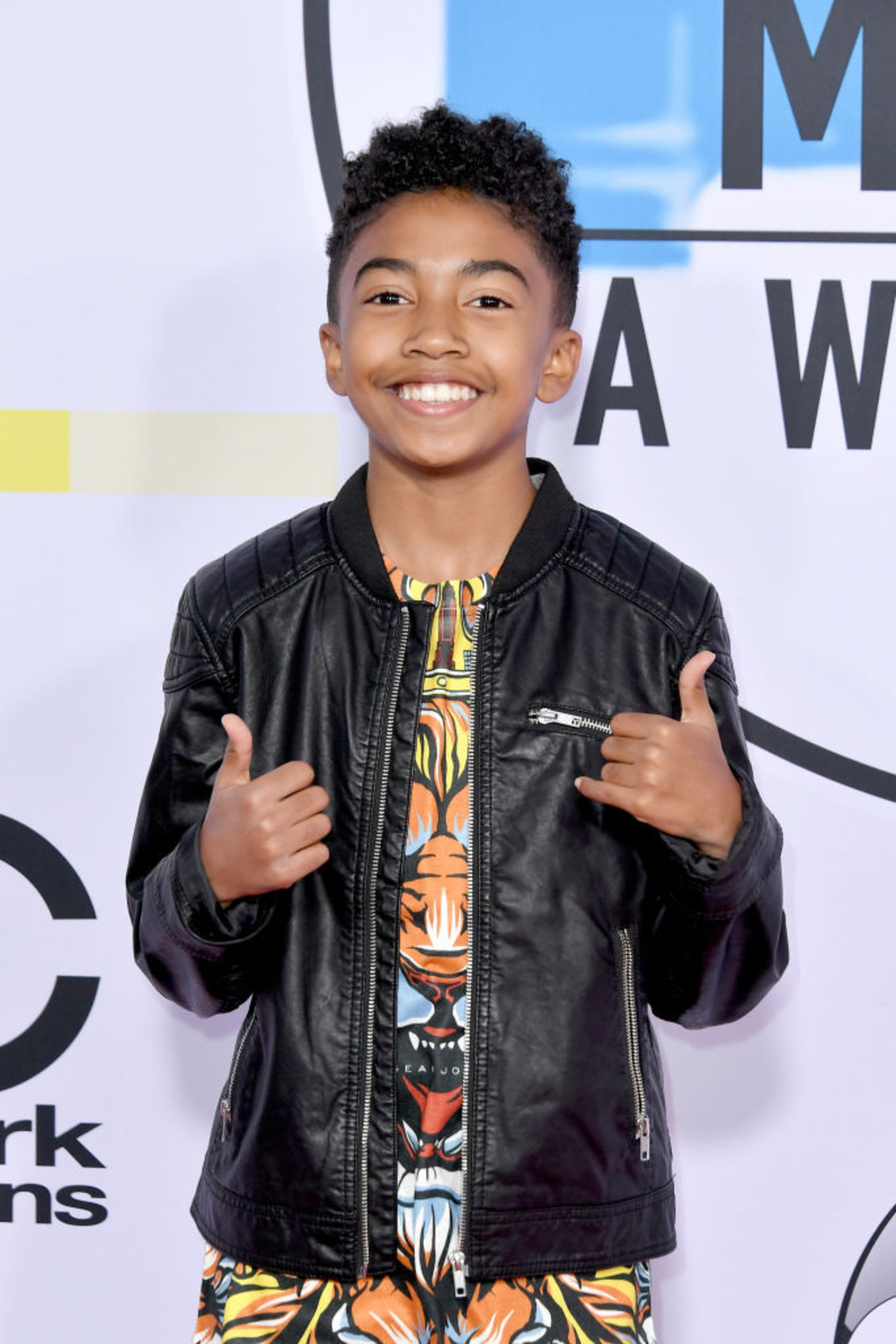 LOS ANGELES, CA - NOVEMBER 19: Miles Brown attends the 2017 American Music Awards at Microsoft Theater on November 19, 2017 in Los Angeles, California. (Photo by Neilson Barnard/Getty Images)