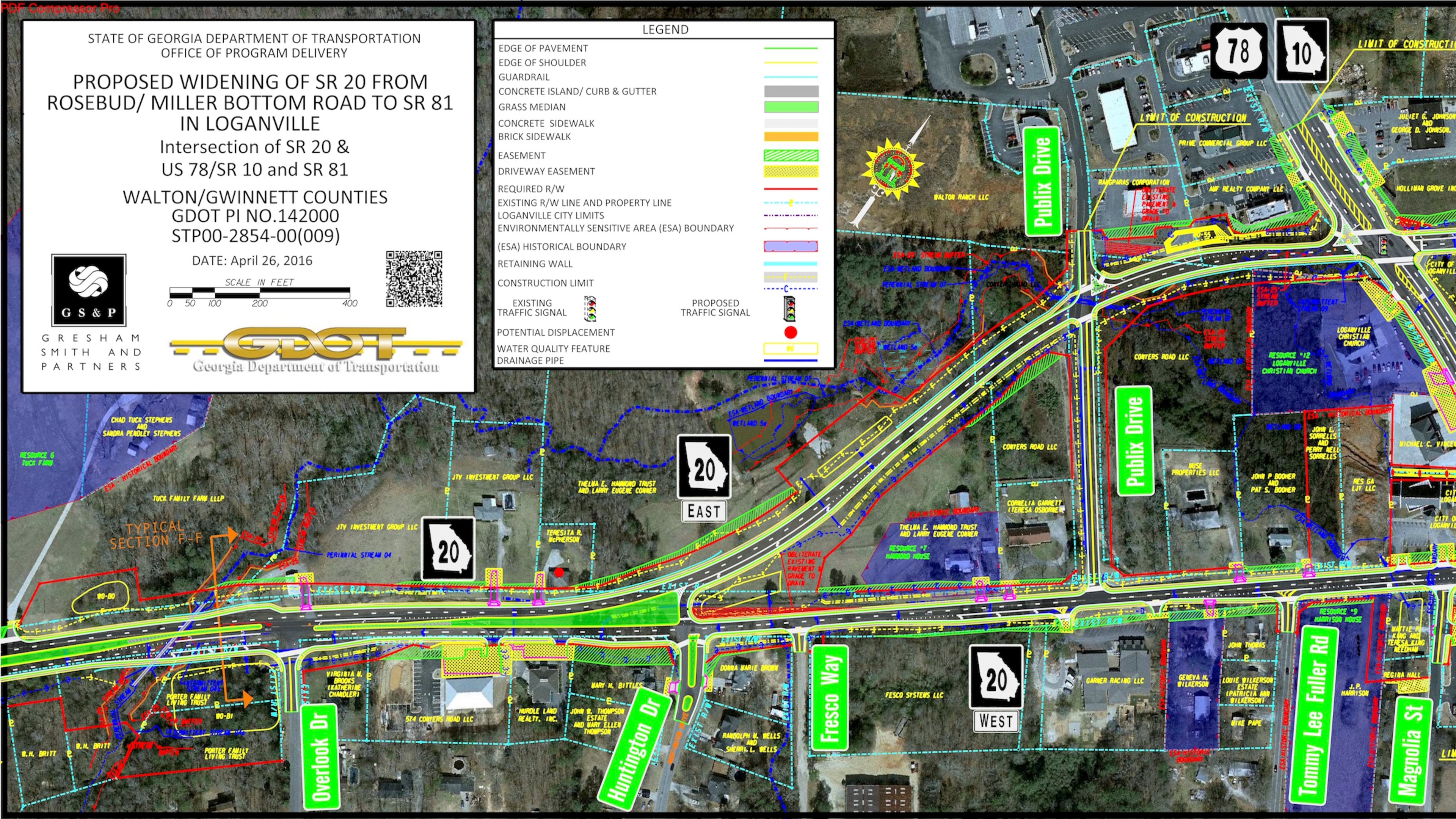 GA DOT will accept comments on SR 20 widening project through May 6. Courtesy of Georgia DOT