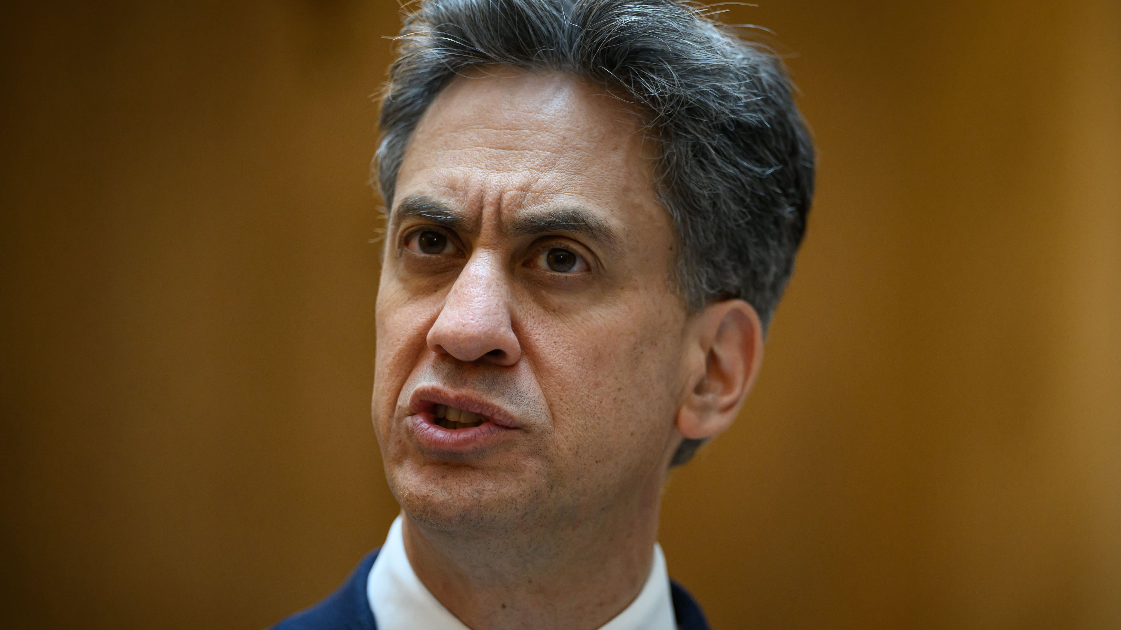 FILE - Britain's Foreign Secretary Ed Miliband speaks during a press conference in Madrid, Spain, on July 29, 2026. (Leon Neal/Pool Photo via AP, File)