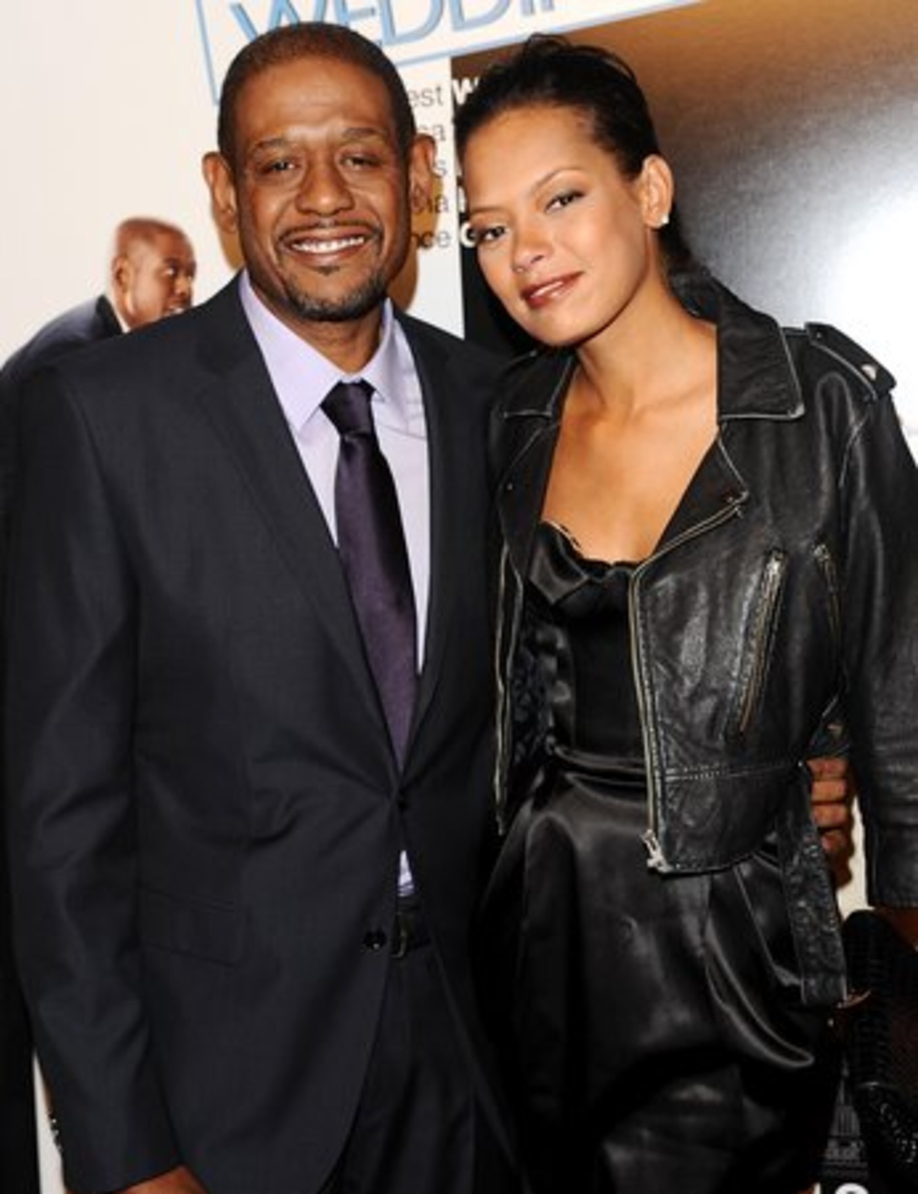 Academy Award winner Forest Whitaker brought his wife Keisha. The Whitakers have four children, three of whom are girls. Imagine the cost if all get married.