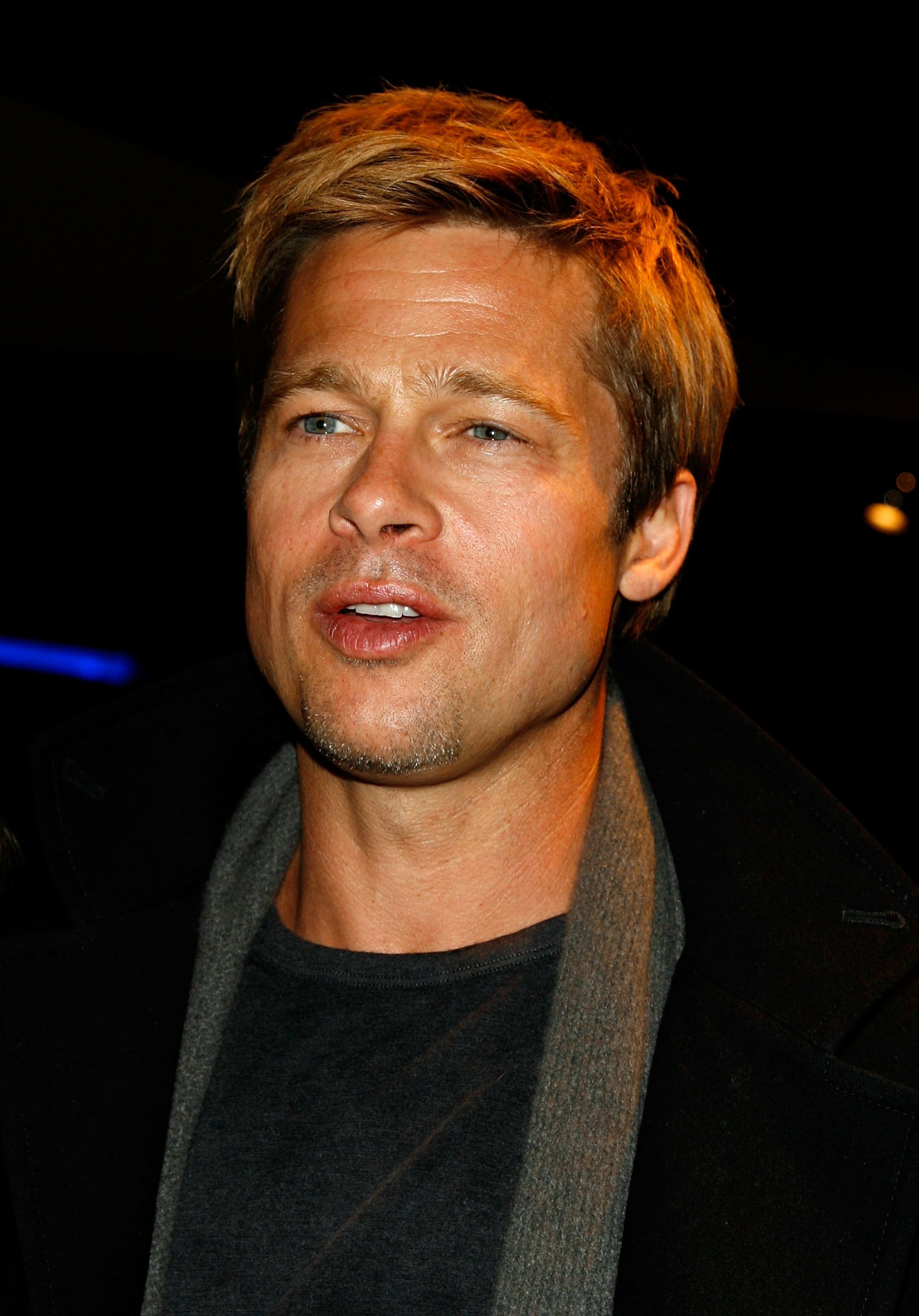 WEST HOLLYWOOD, CA - JANUARY 08: Actor Brad Pitt arrives at Newmarket Films premiere of "God Grew Tired of Us" at the Pacific Design Center on January 8, 2007 in West Hollywood, California. (Photo by Kevin Winter/Getty Images)